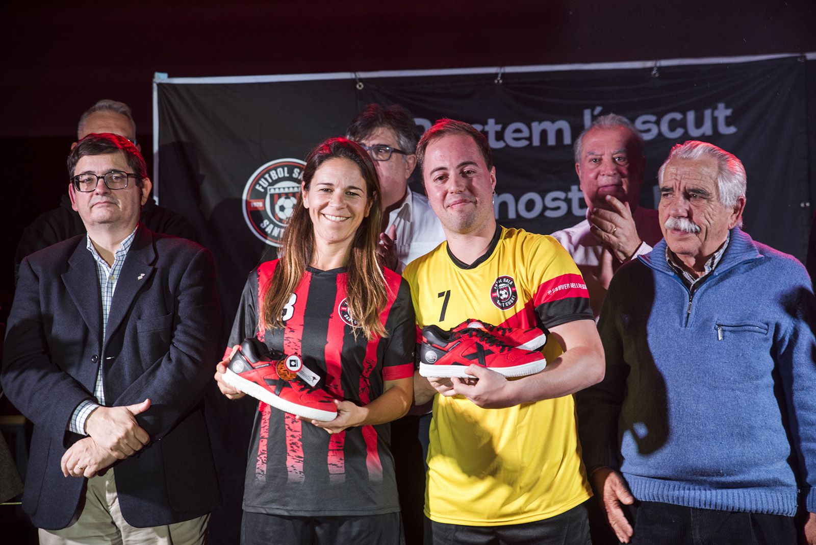 Presentació dels equips de Futbol Sala Sant Cugat. FOTO: Bernat Millet.