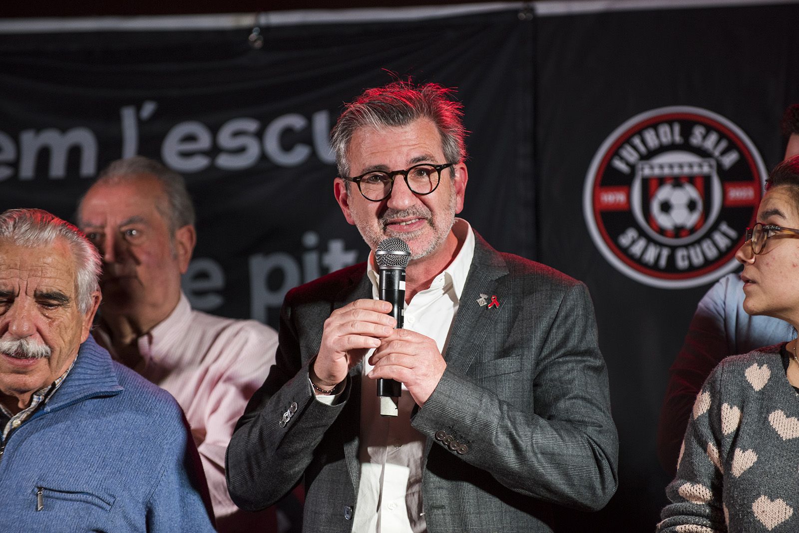 Presentació dels equips de Futbol Sala Sant Cugat. FOTO: Bernat Millet.