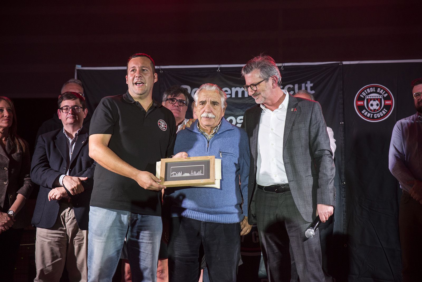 Presentació dels equips de Futbol Sala Sant Cugat. FOTO: Bernat Millet.