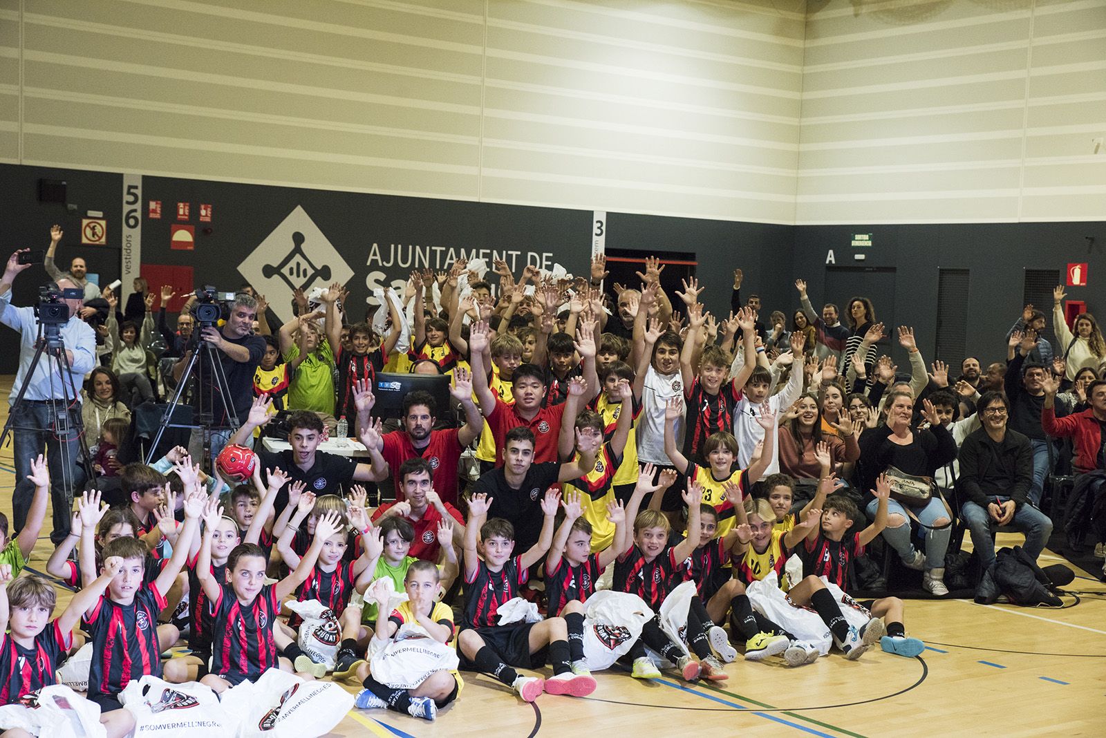 Presentació dels equips de Futbol Sala Sant Cugat. FOTO: Bernat Millet.