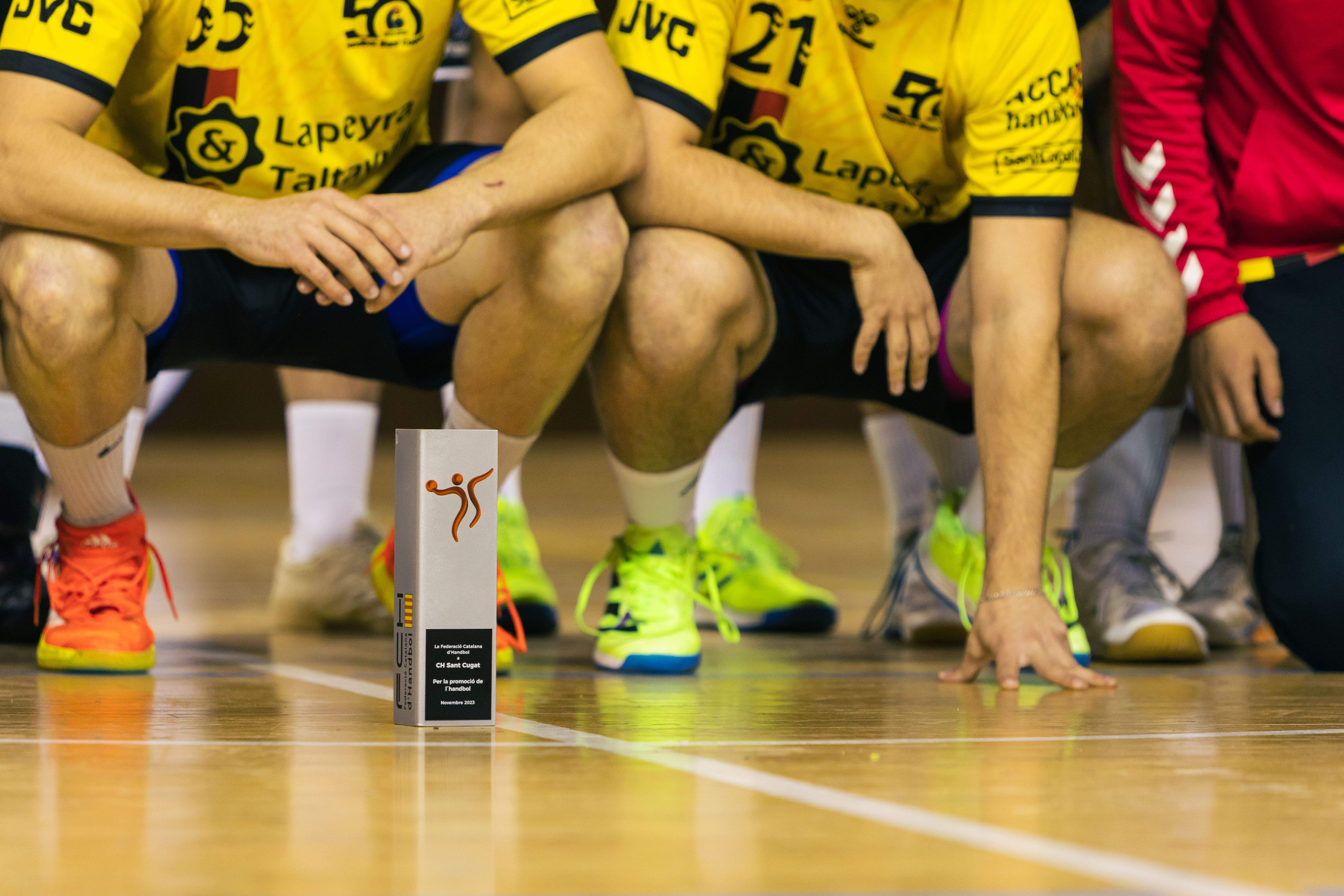 Presentació d'equips del Club Handbol Sant Cugat. FOTO: Arnau Padilla