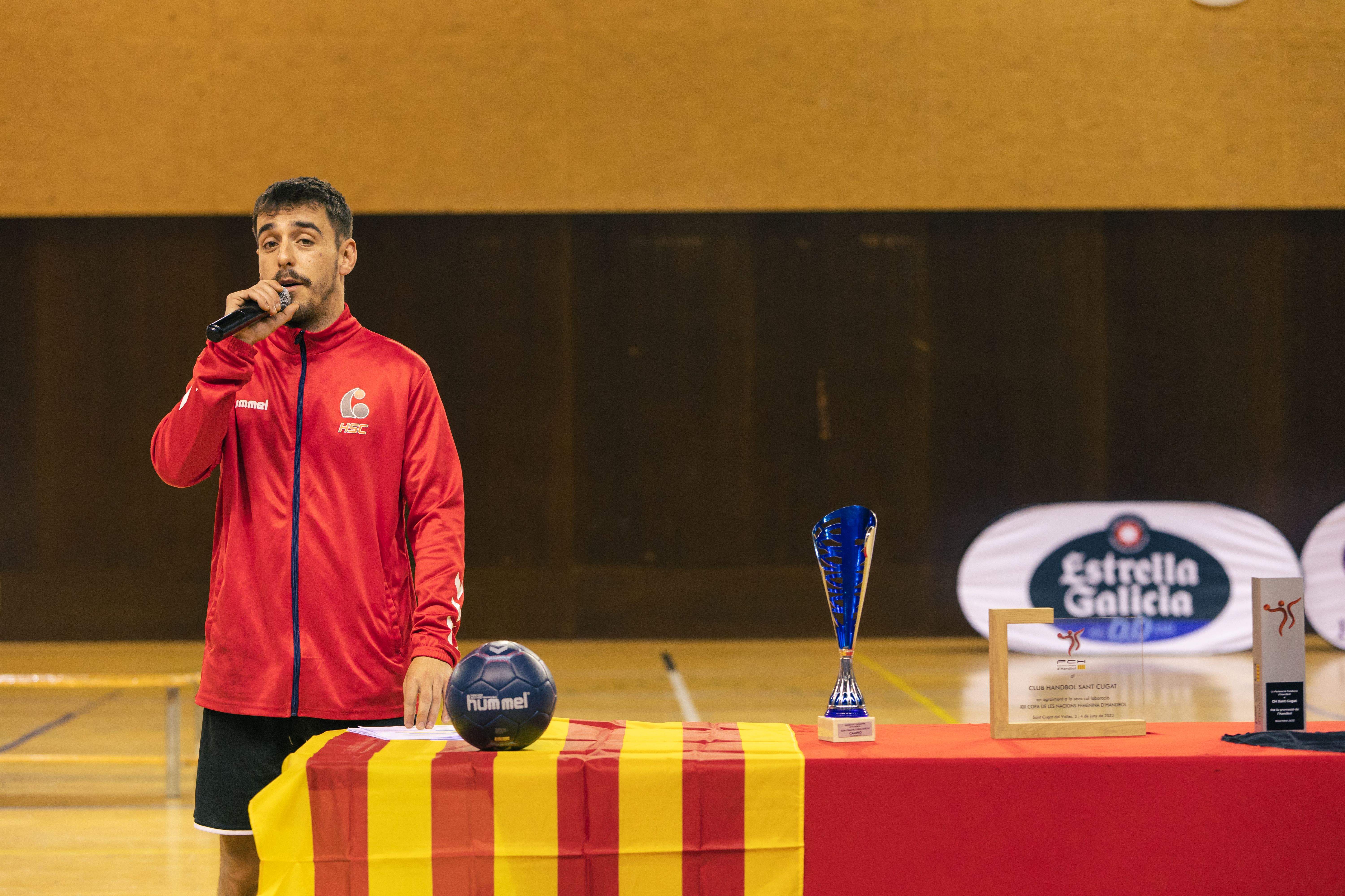 Presentació d'equips del Club Handbol Sant Cugat. FOTO: Arnau Padilla