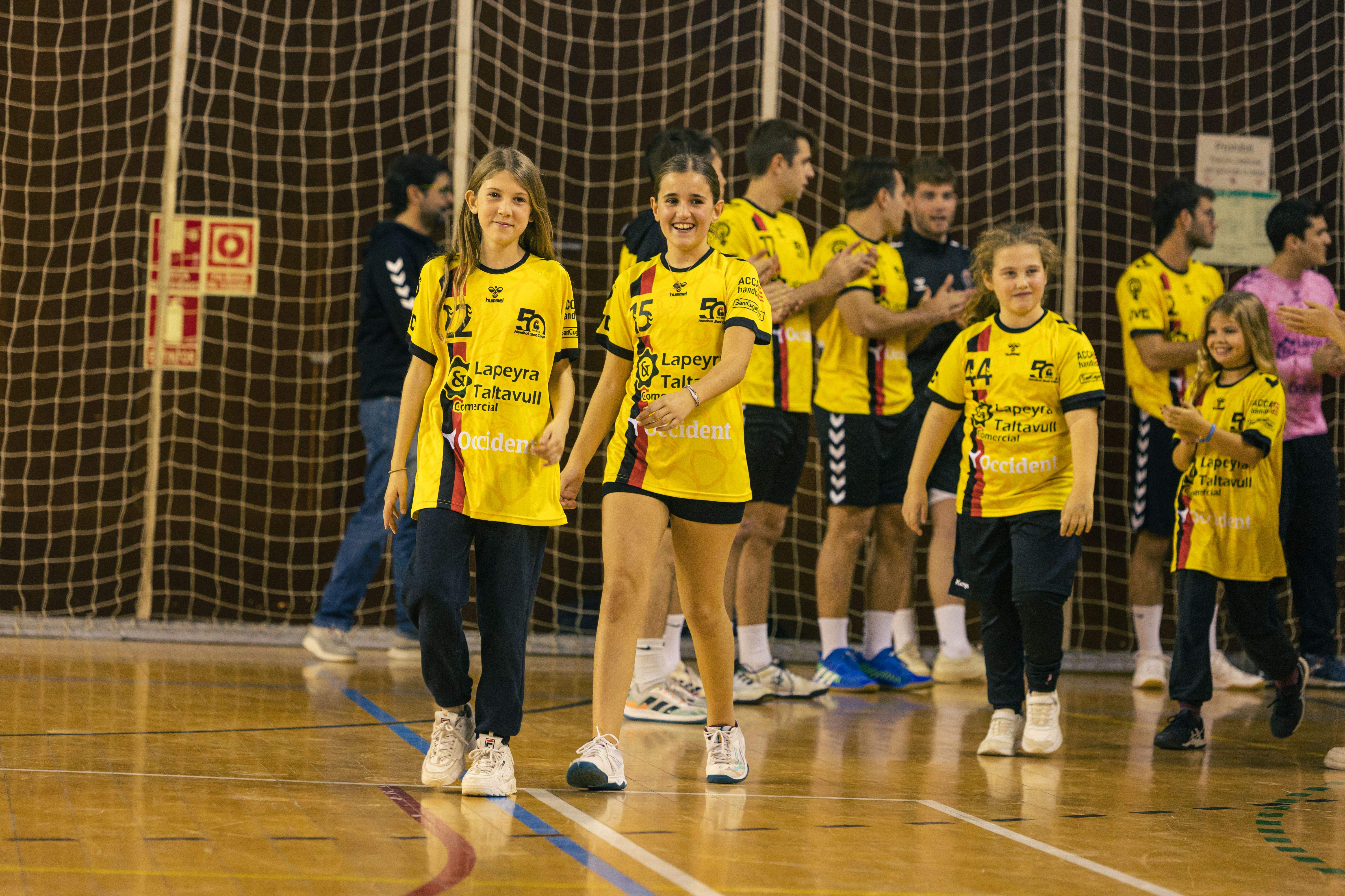 Presentació d'equips del Club Handbol Sant Cugat. FOTO: Arnau Padilla
