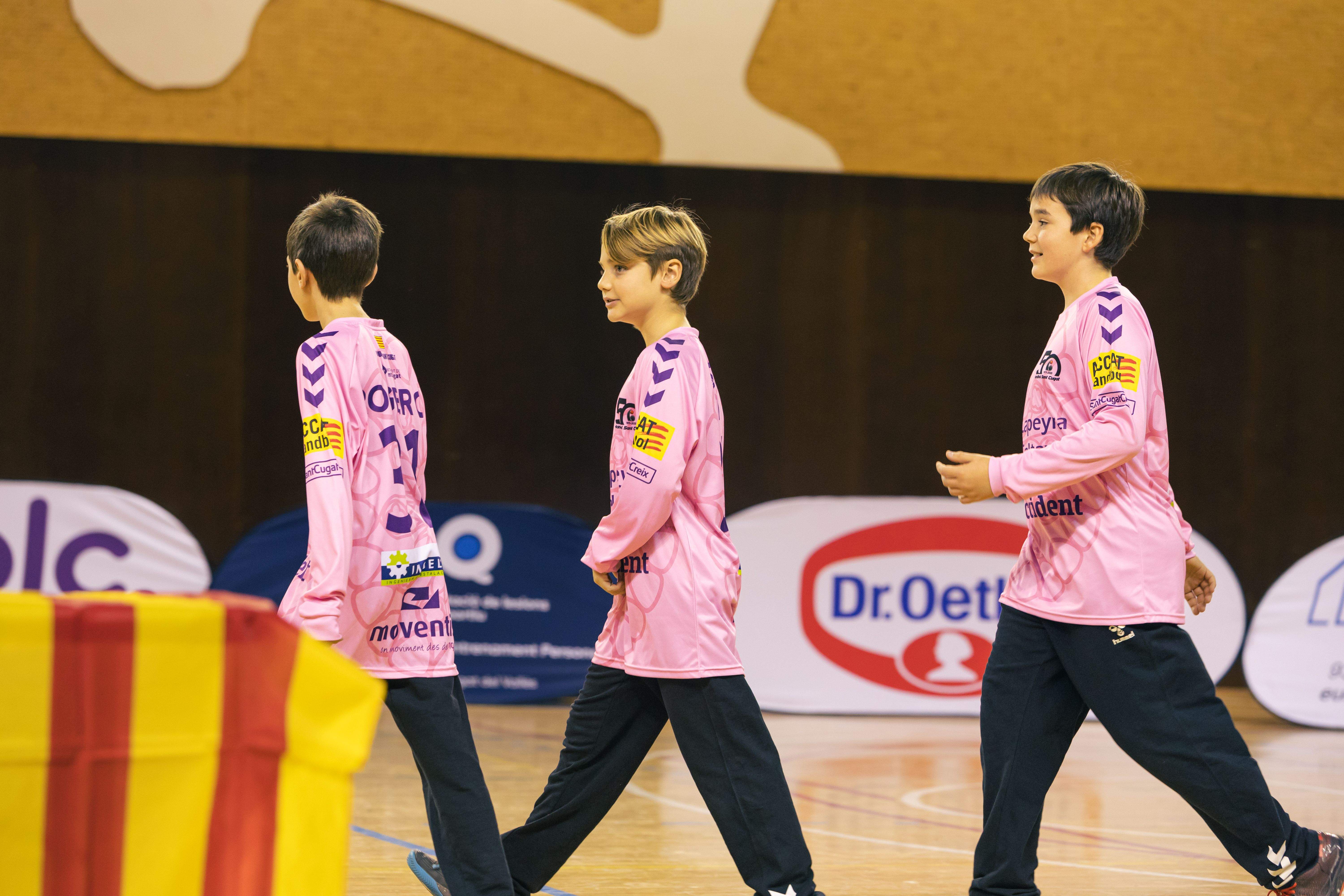 Presentació d'equips del Club Handbol Sant Cugat. FOTO: Arnau Padilla