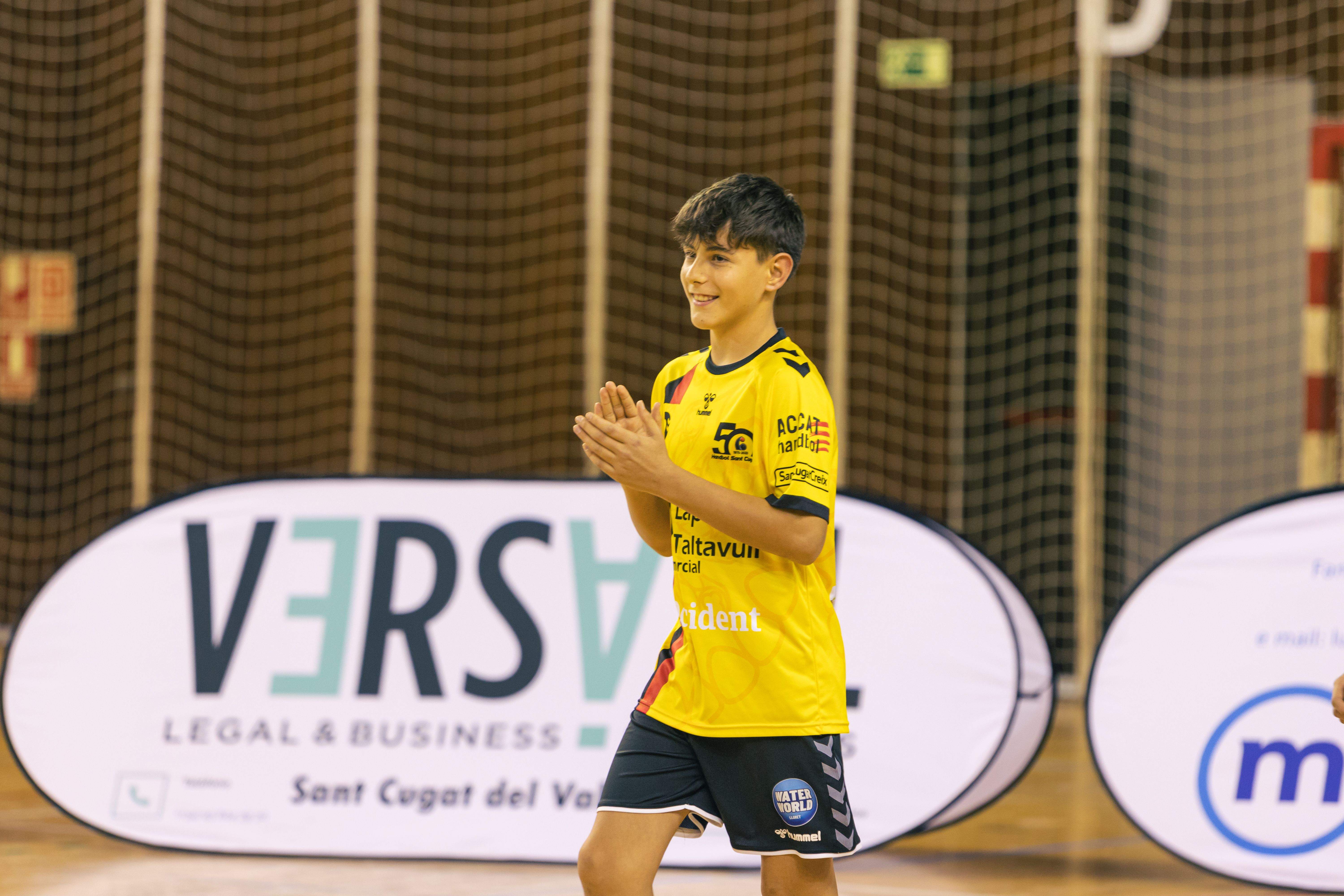 Presentació d'equips del Club Handbol Sant Cugat. FOTO: Arnau Padilla