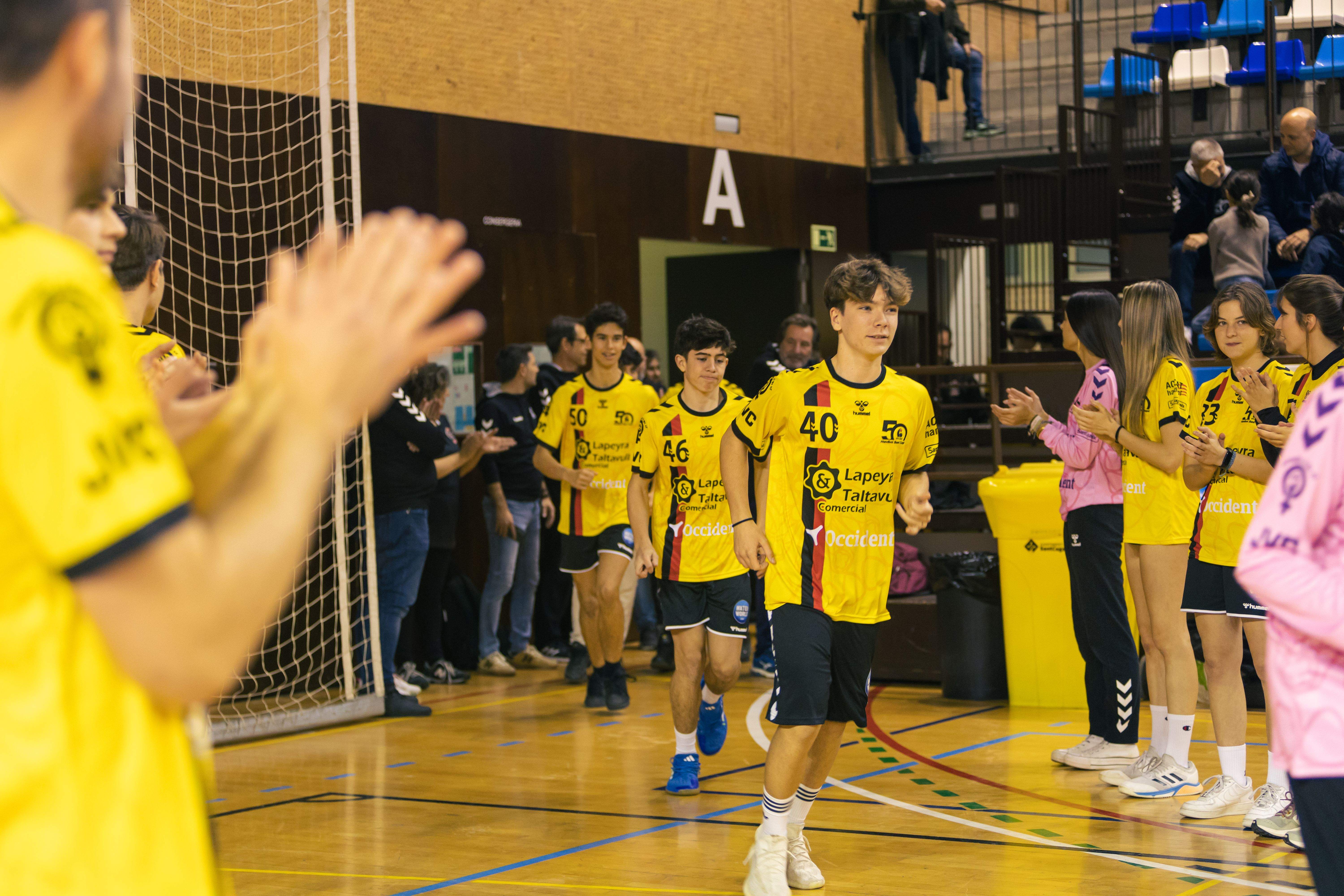 Presentació d'equips del Club Handbol Sant Cugat. FOTO: Arnau Padilla