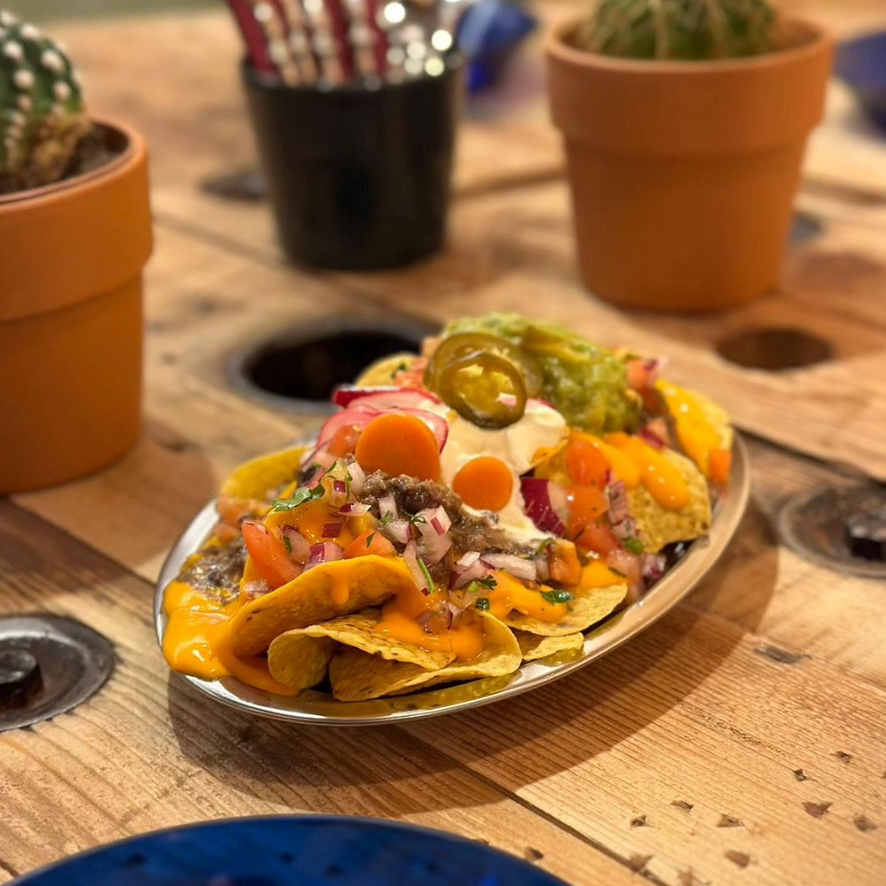 Nachos de la Taqueria de Margarita. FOTO: Cedida
