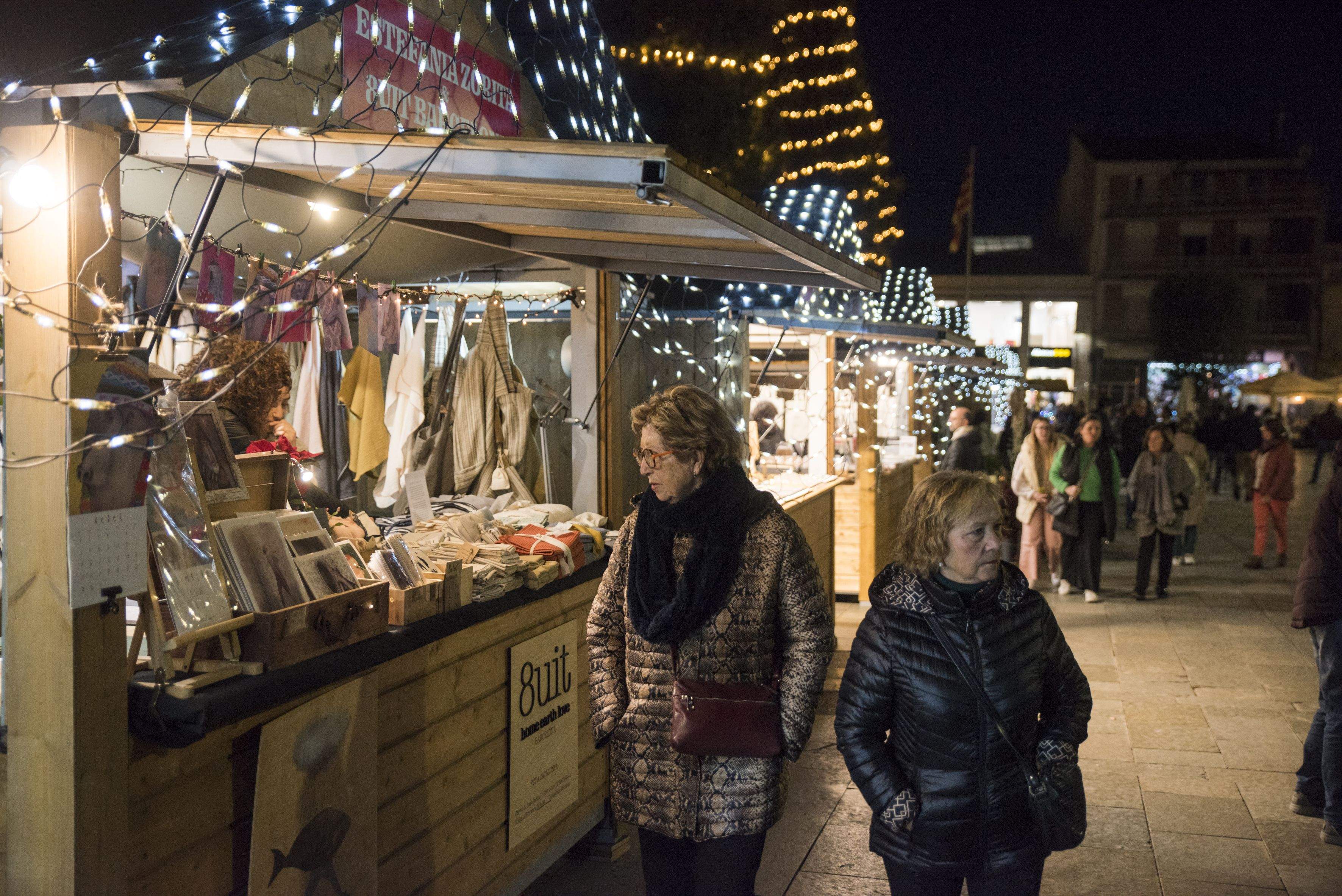 La Fira de Nadal a Sant Cugat 2023. FOTO: Bernat Millet