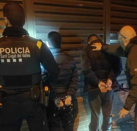 La detenció va ser a Mira-sol en el marc d'una operació conjunta entre la Policia Local i els Mossos d'Esquadra. FOTO: Instagram Policia Local