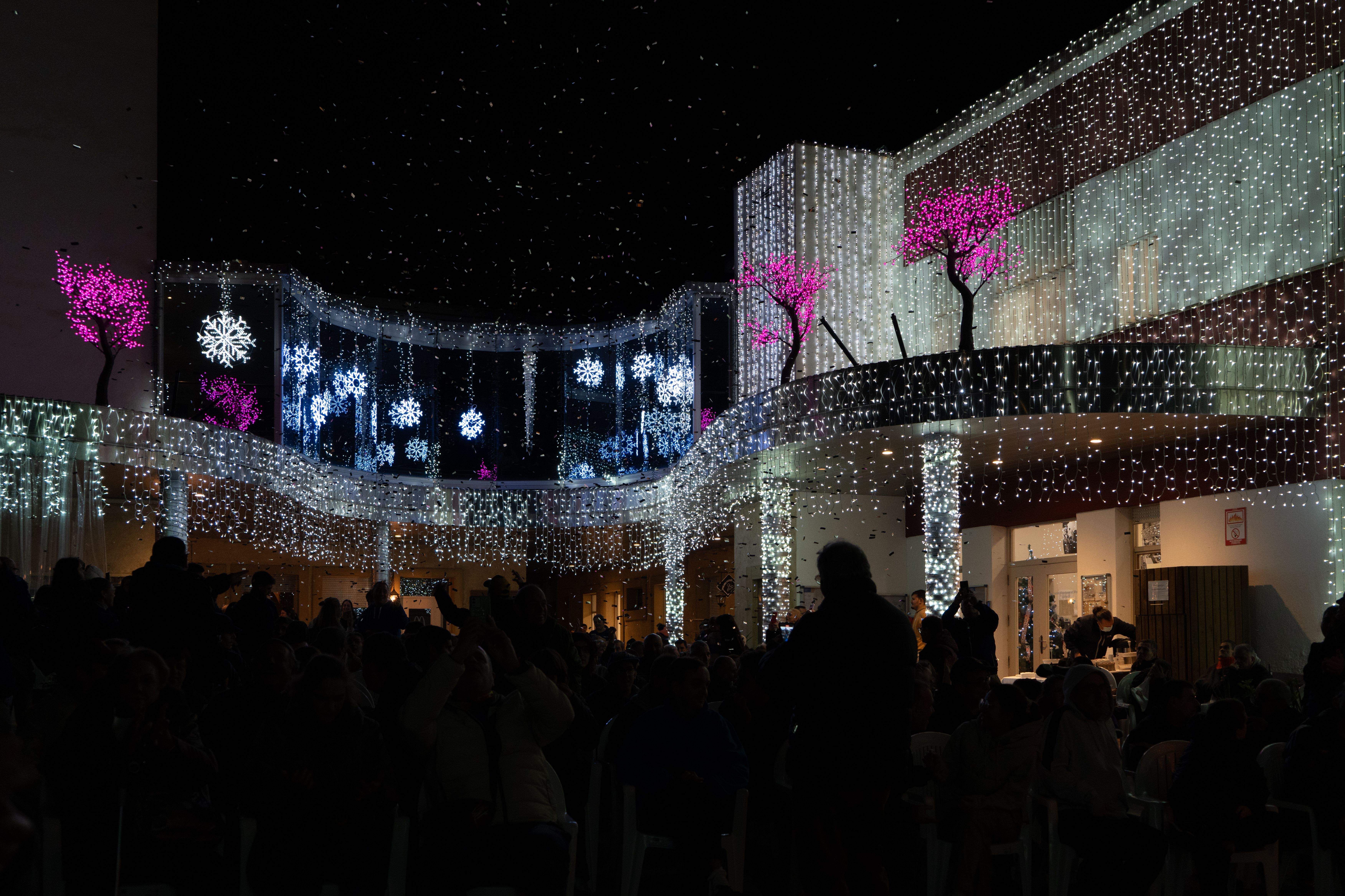 Encesa de llums a Catalònia Fundació Creactiva. FOTO: Carme de Olazabal