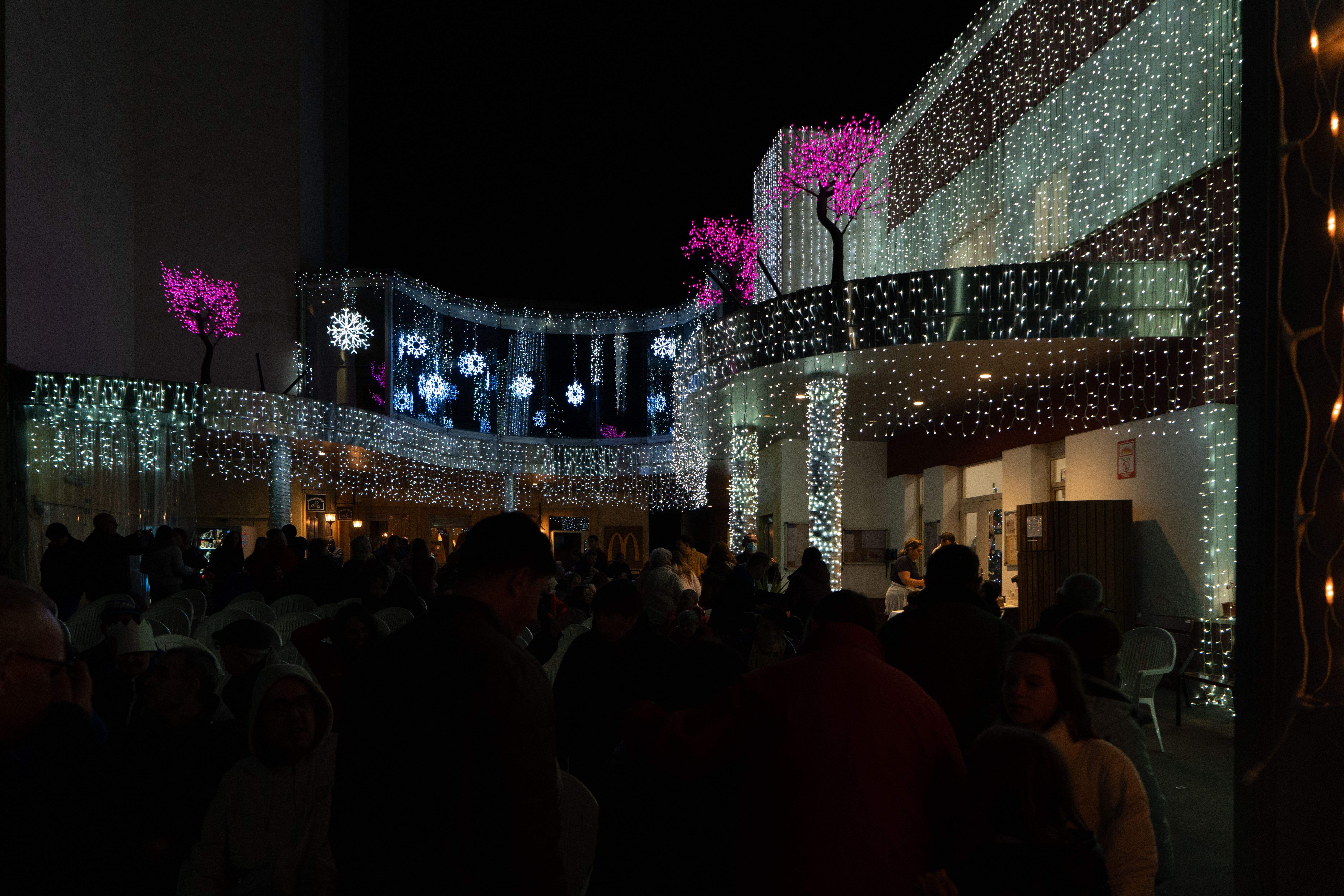 Encesa de llums a Catalònia Fundació Creactiva. FOTO: Carme de Olazabal