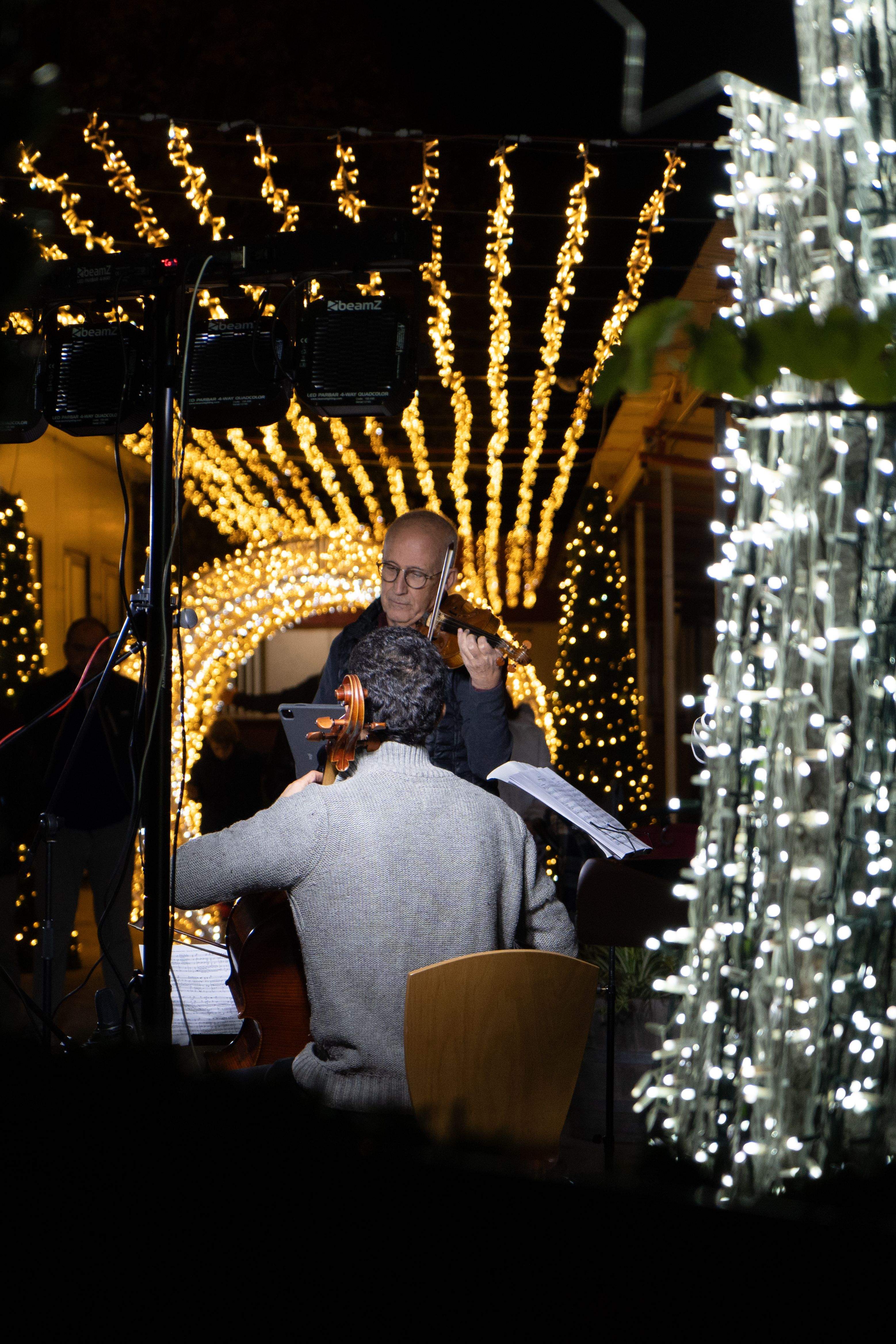 Encesa de llums a Catalònia Fundació Creactiva. FOTO: Carme de Olazabal