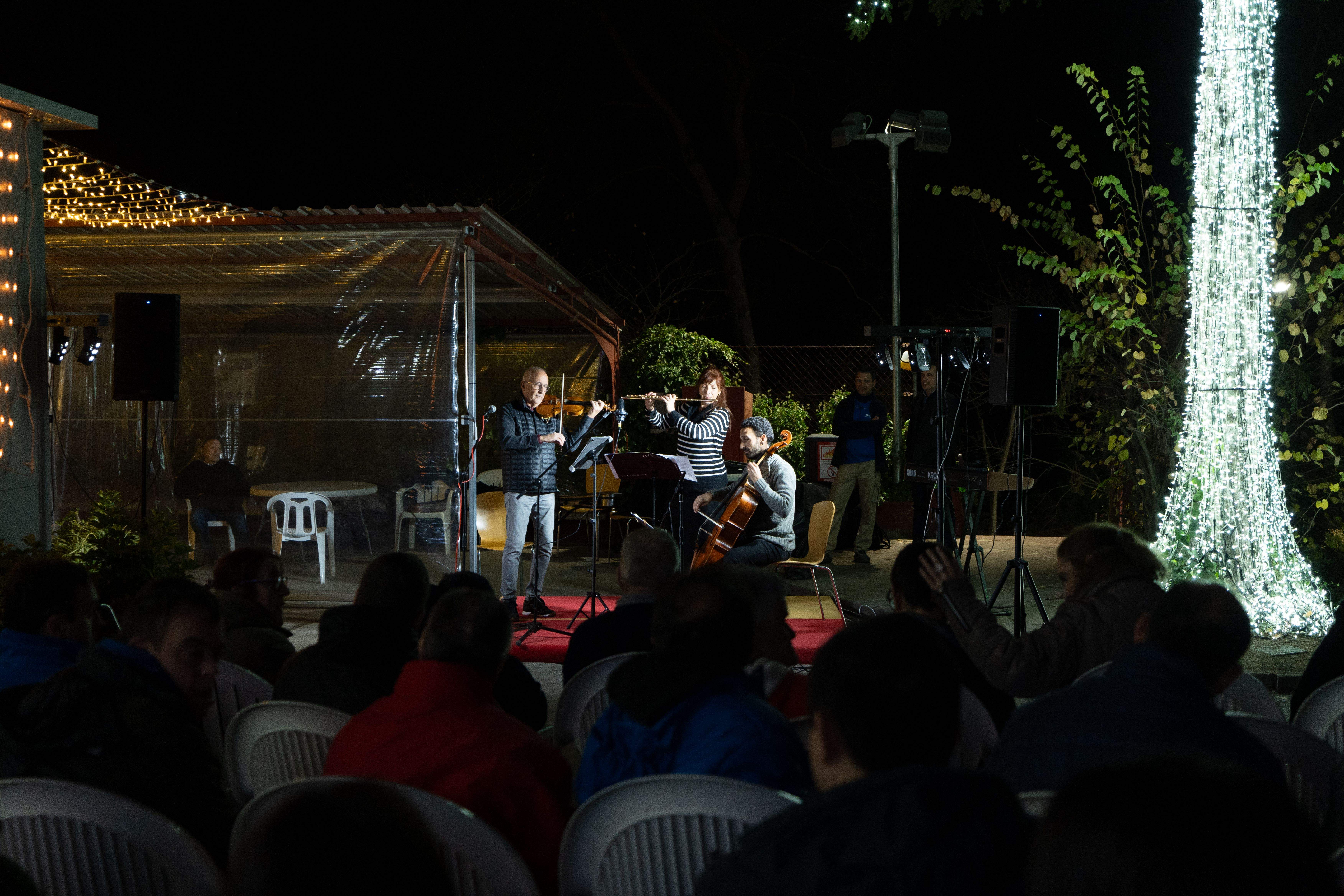 Encesa de llums a Catalònia Fundació Creactiva. FOTO: Carme de Olazabal