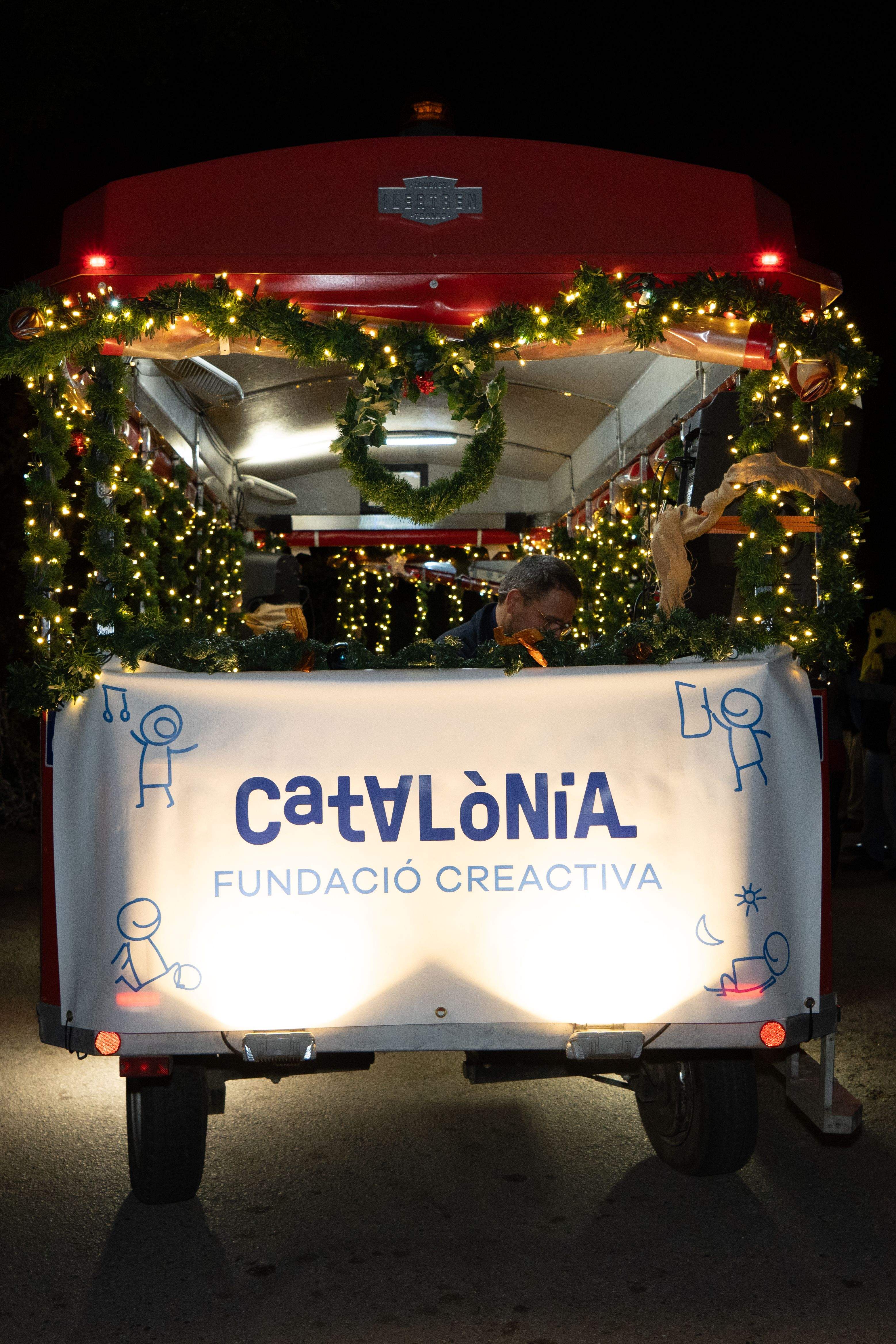 Encesa de llums a Catalònia Fundació Creactiva. FOTO: Carme de Olazabal