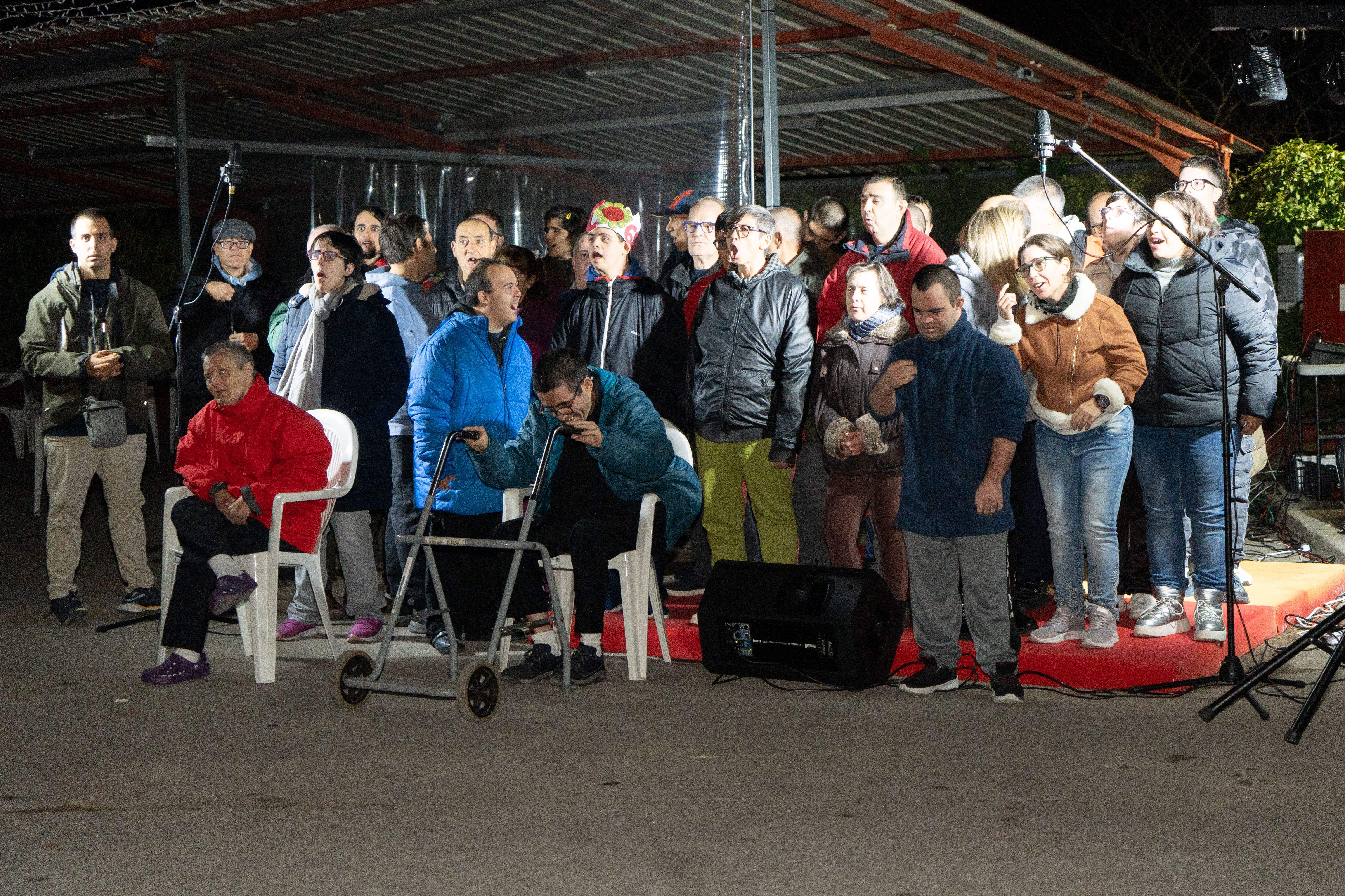 Encesa de llums a Catalònia Fundació Creactiva. FOTO: Carme de Olazabal