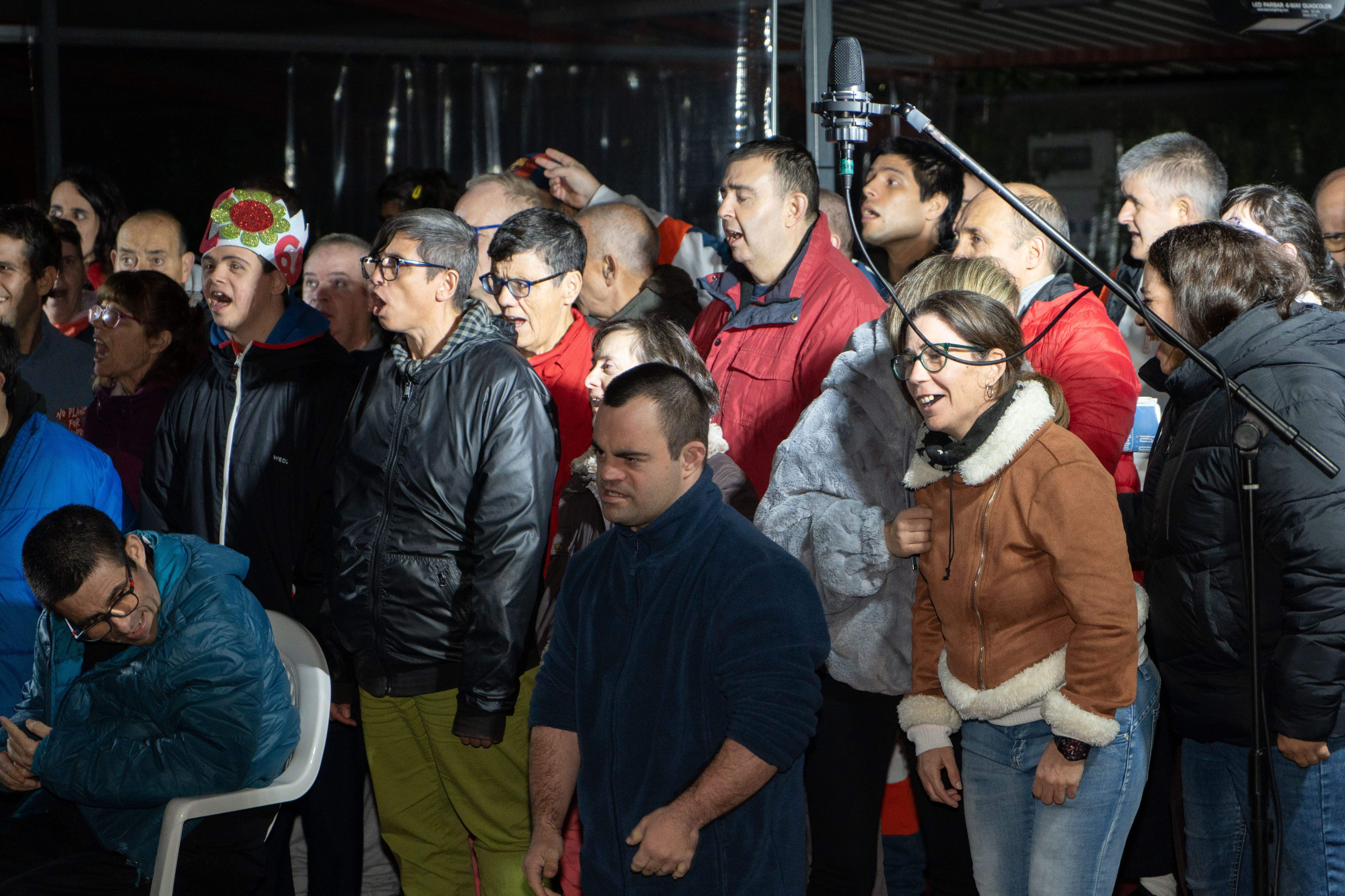 Encesa de llums a Catalònia Fundació Creactiva. FOTO: Carme de Olazabal