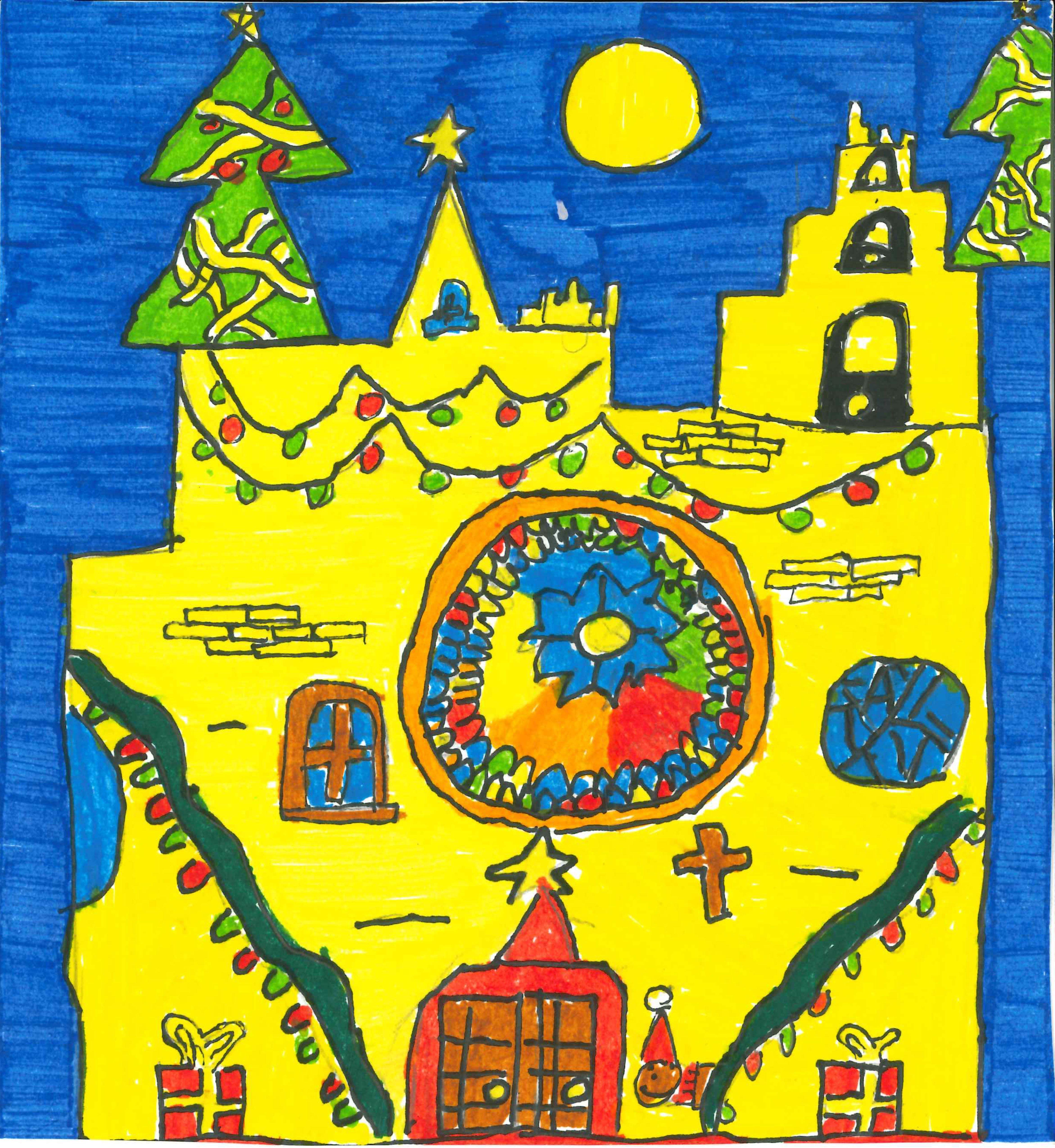 Postal finalista de l'Escola Àgora: Fèlix Saldaña