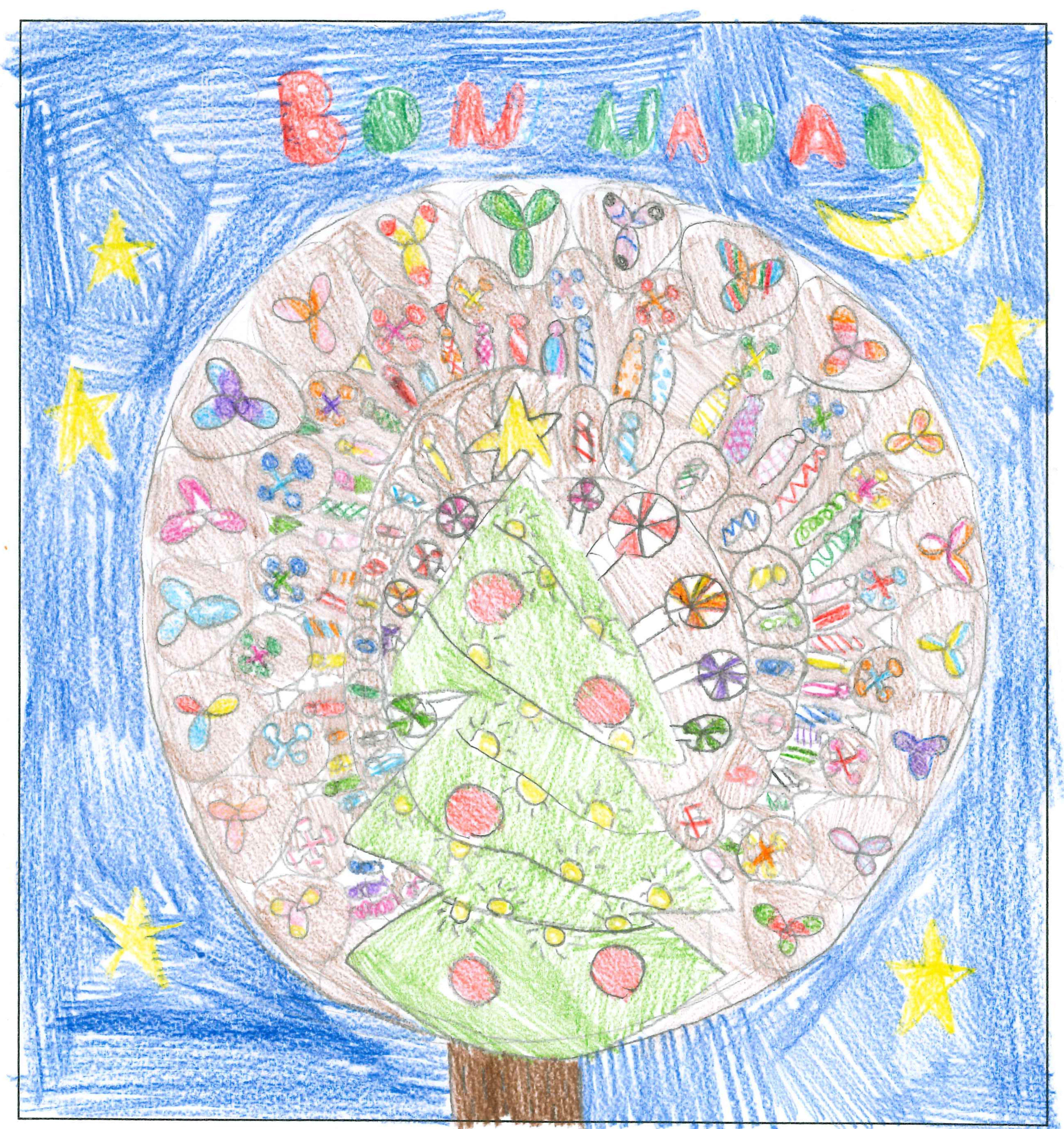 Postal finalista de l'Escola Avenç: Julia