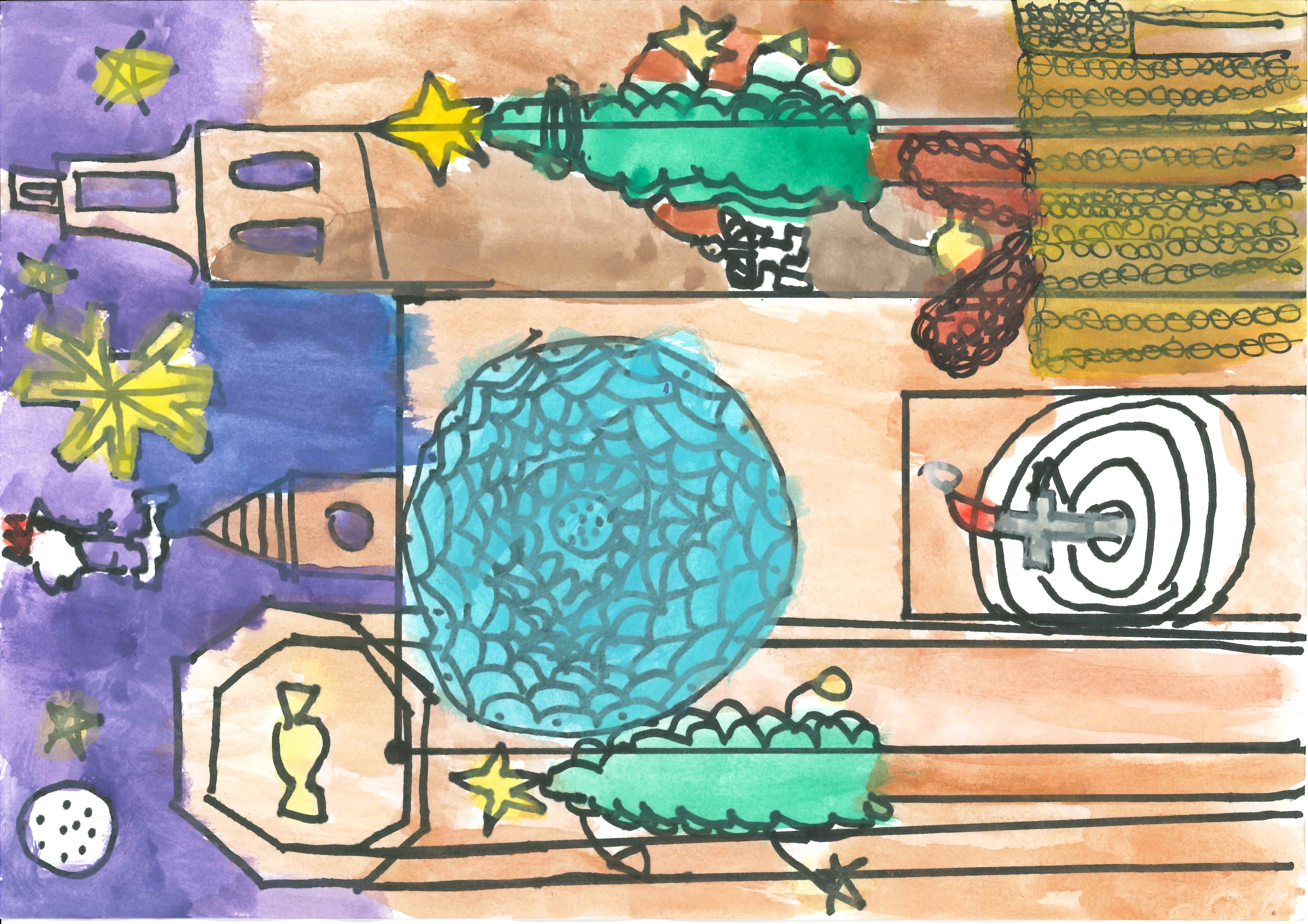 Postal finalista de l'Escola Collserola Adrià Nofuentes