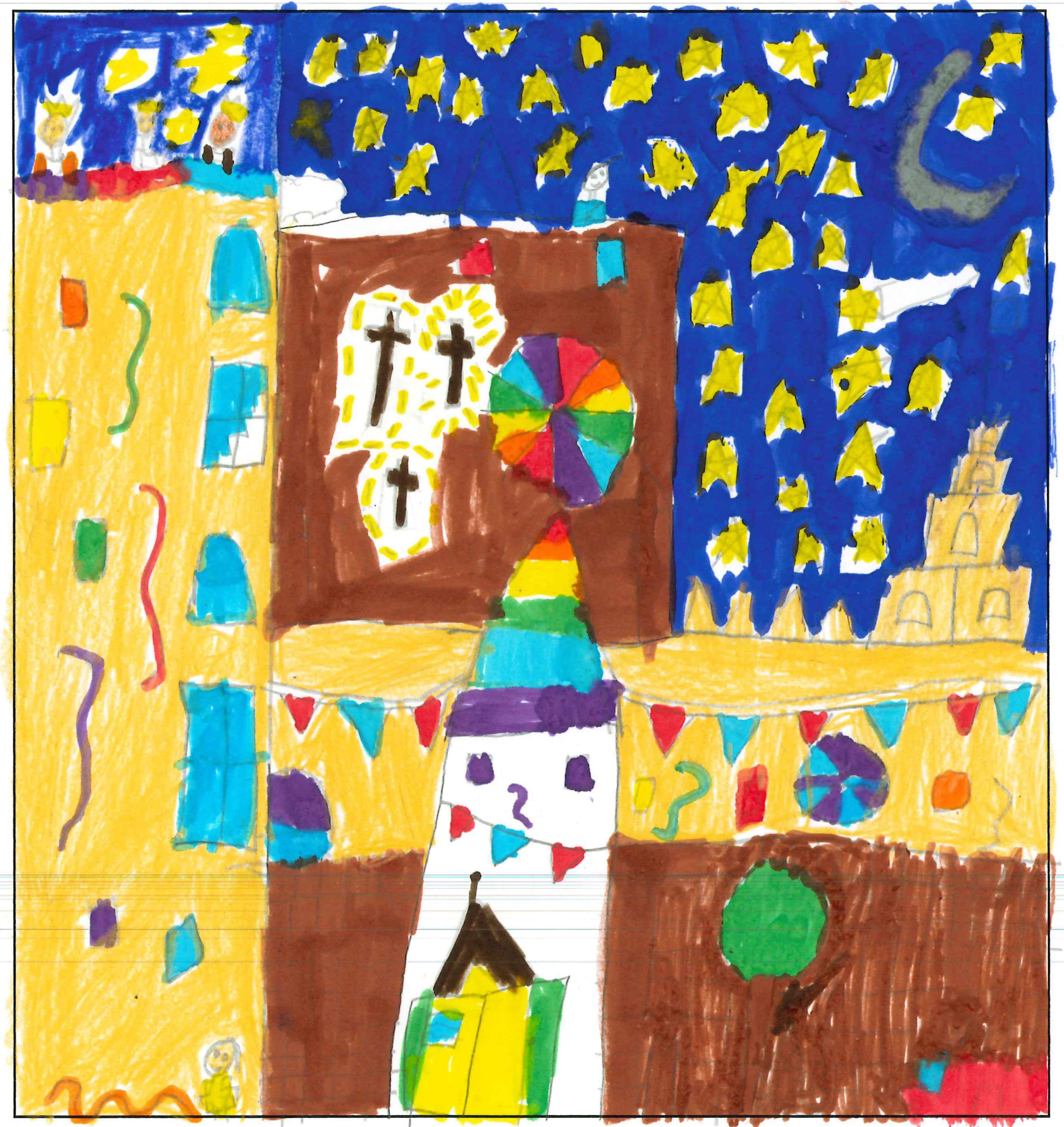 Postal finalista de l'Escola El Pinar: Carlota Rojas