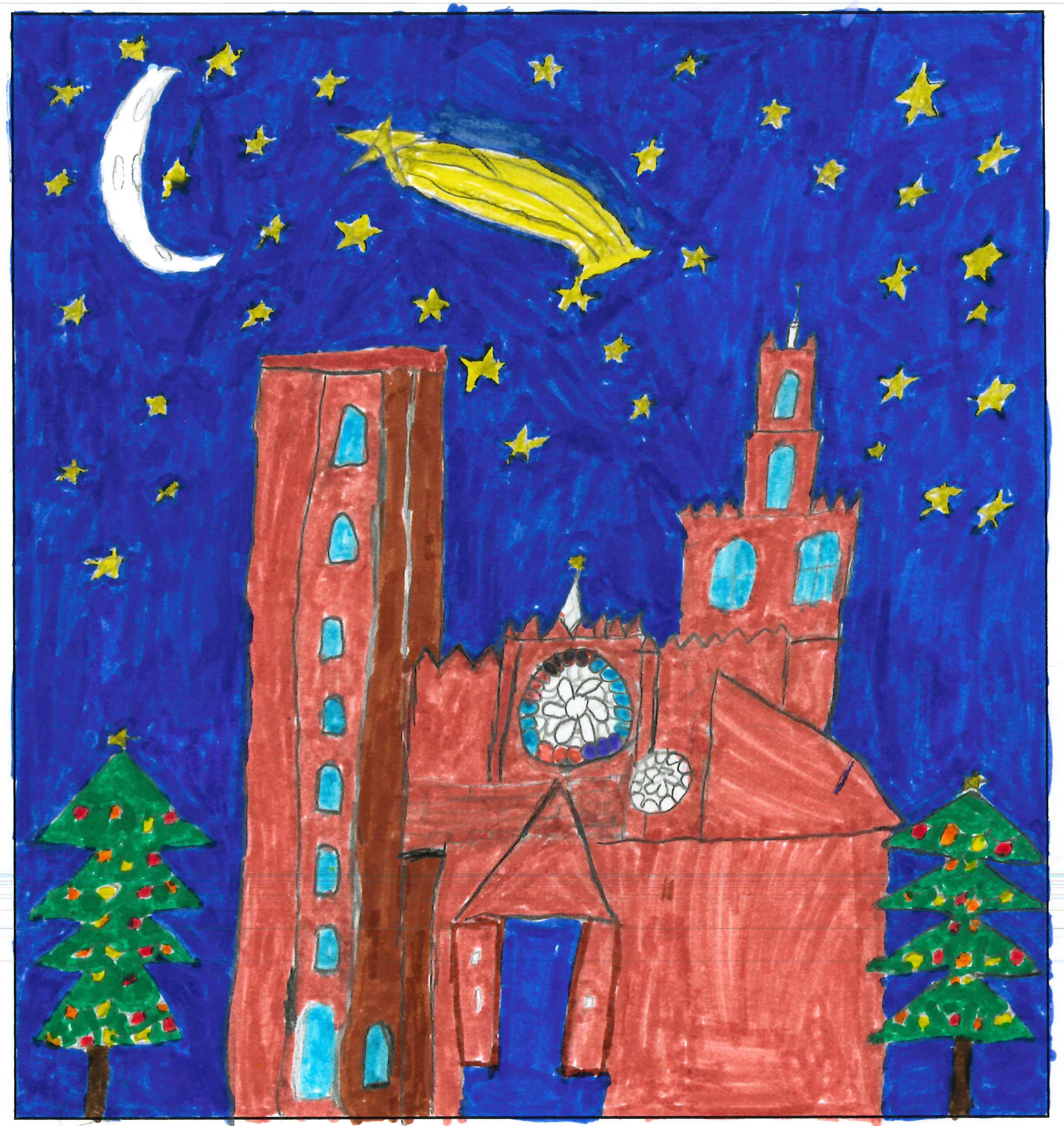 Postal finalista de l'Escola El Pinar:  Martina Domingo