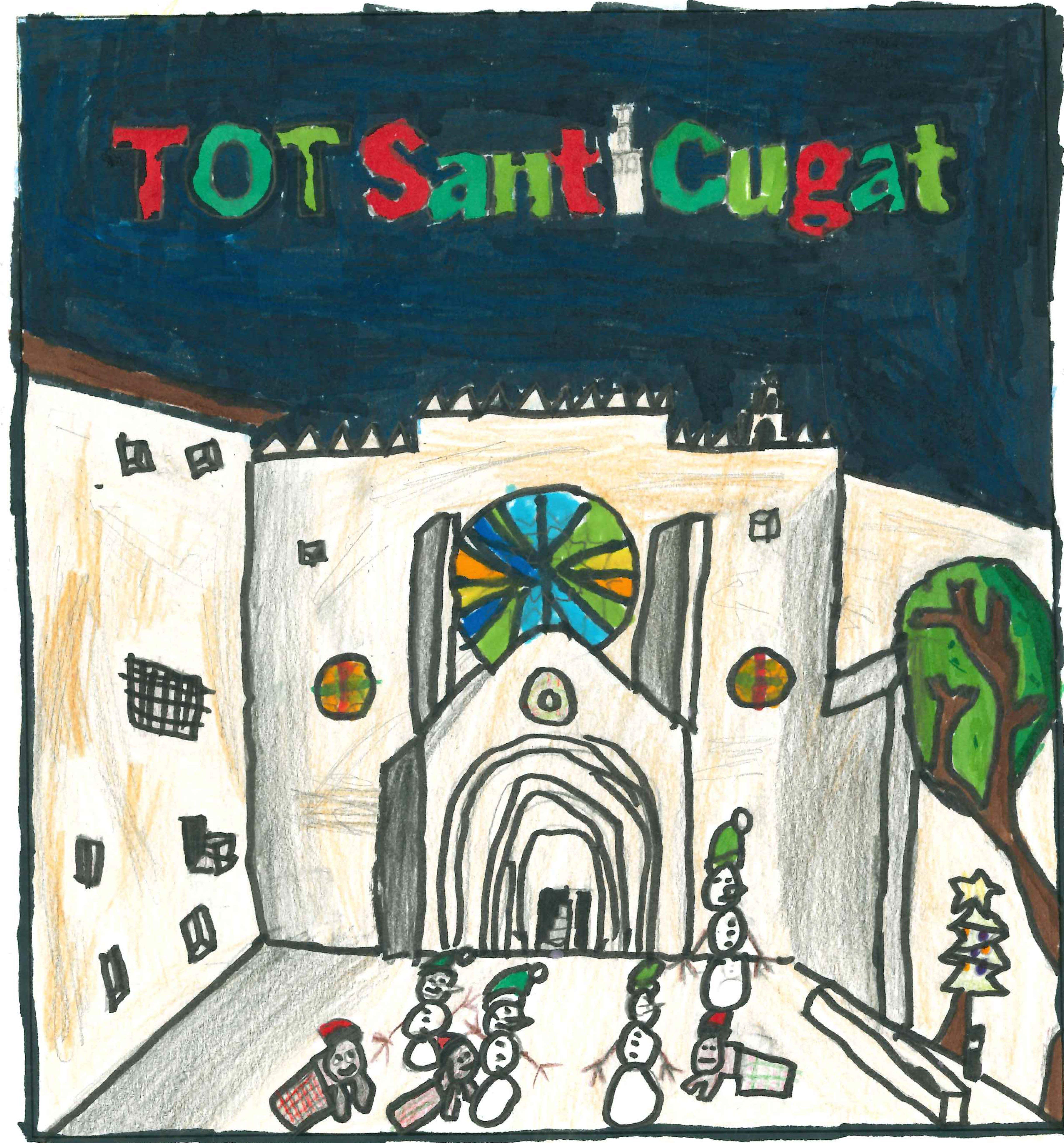 Postal finalista de l'Escola Europa: Niko Munuera