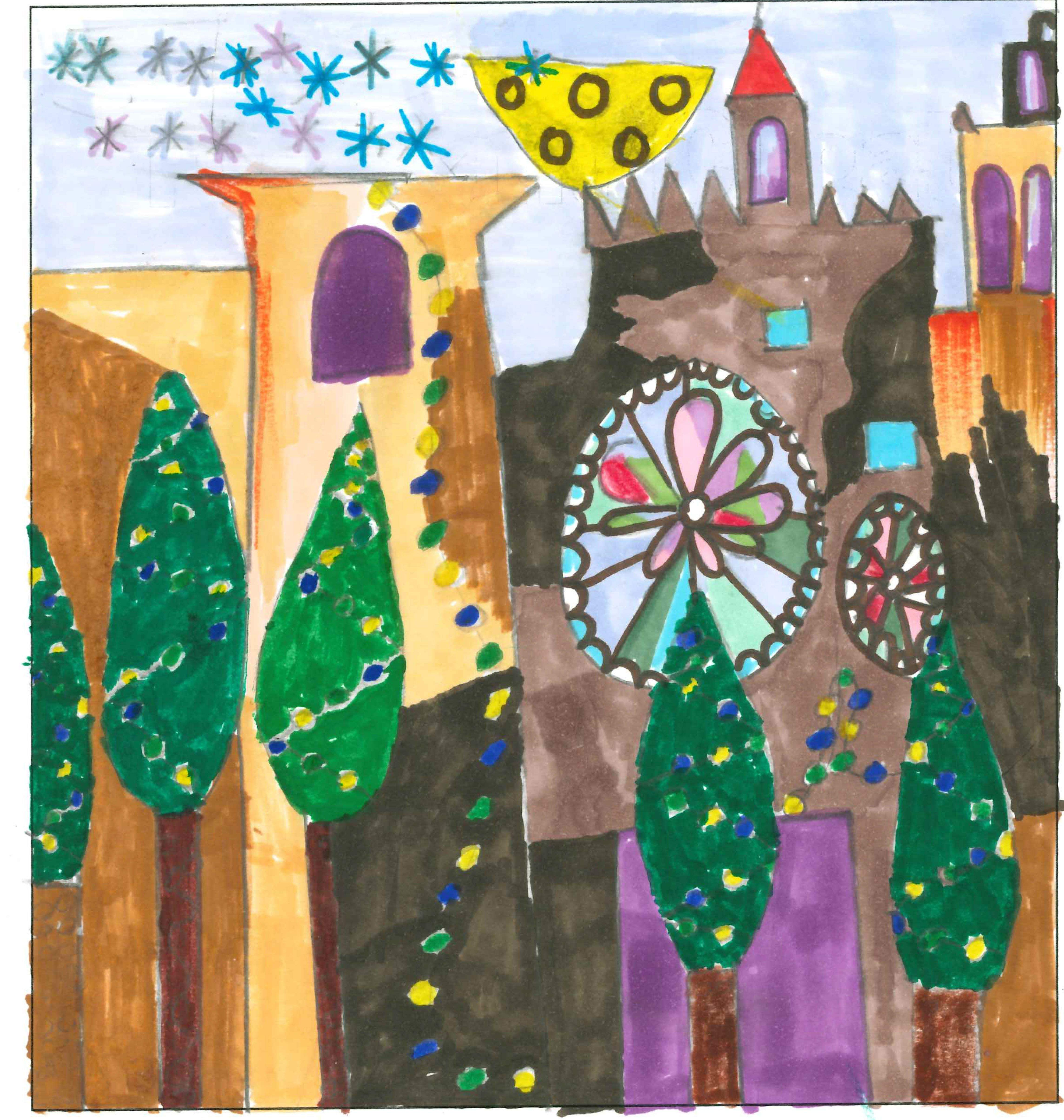 Postal finalista de l'Escola La Farga: Xevhemi Skrpmyk