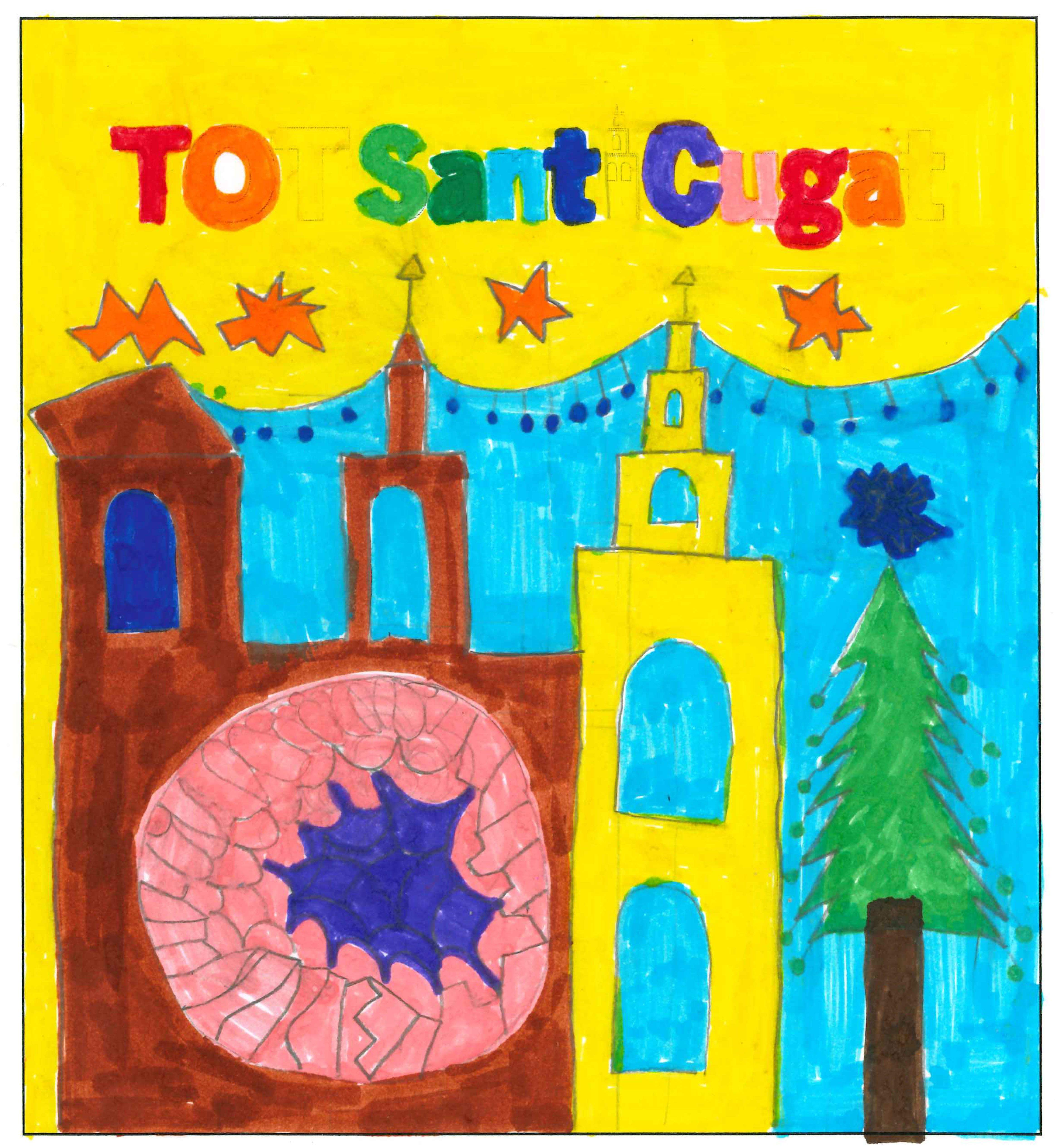 Postal finalista de l'Escola Ferran i Clua: Bruna Padrosa