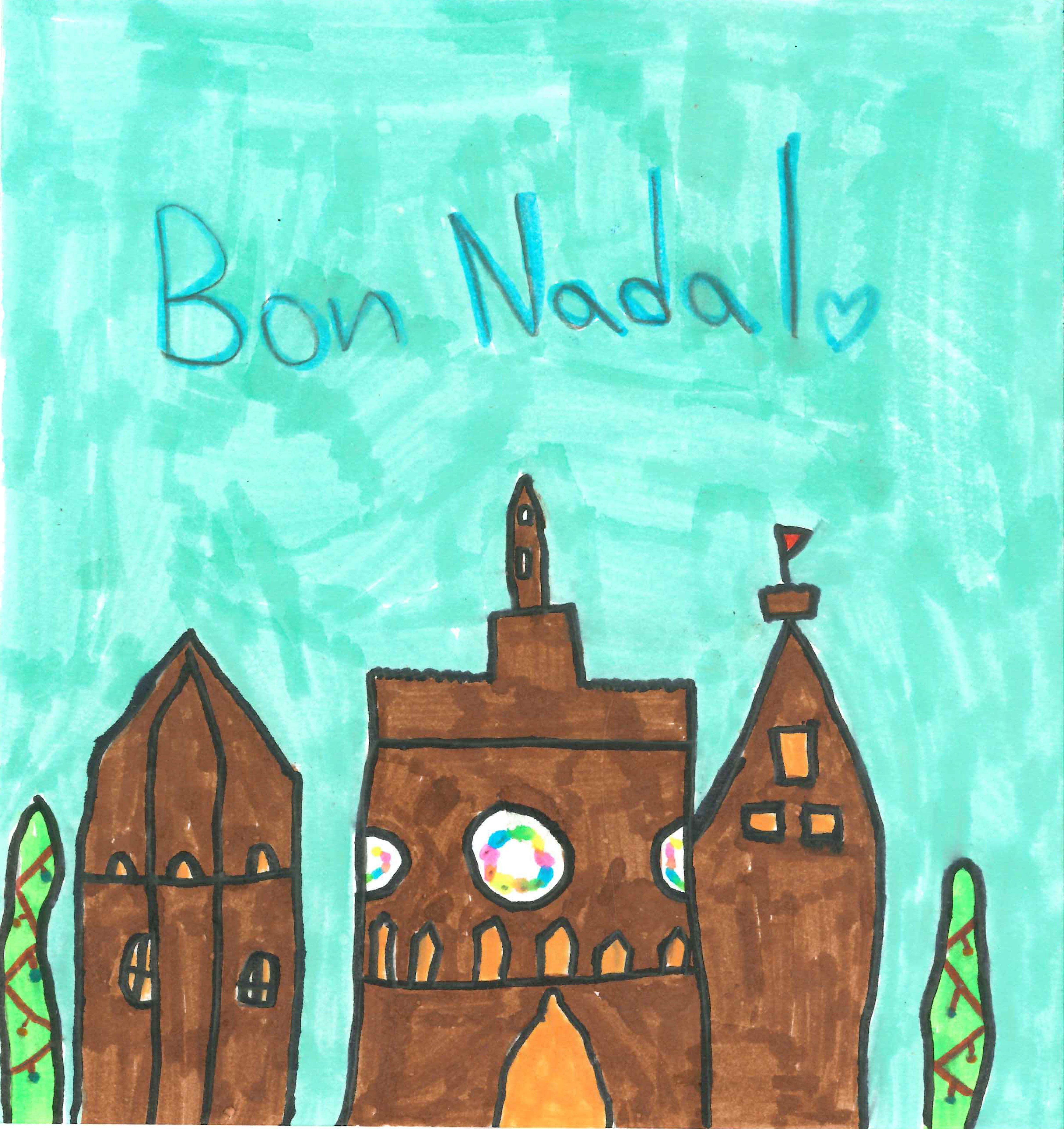 Postal finalista de l'Escola Gerbert d'Orlhac: Ona Navarro