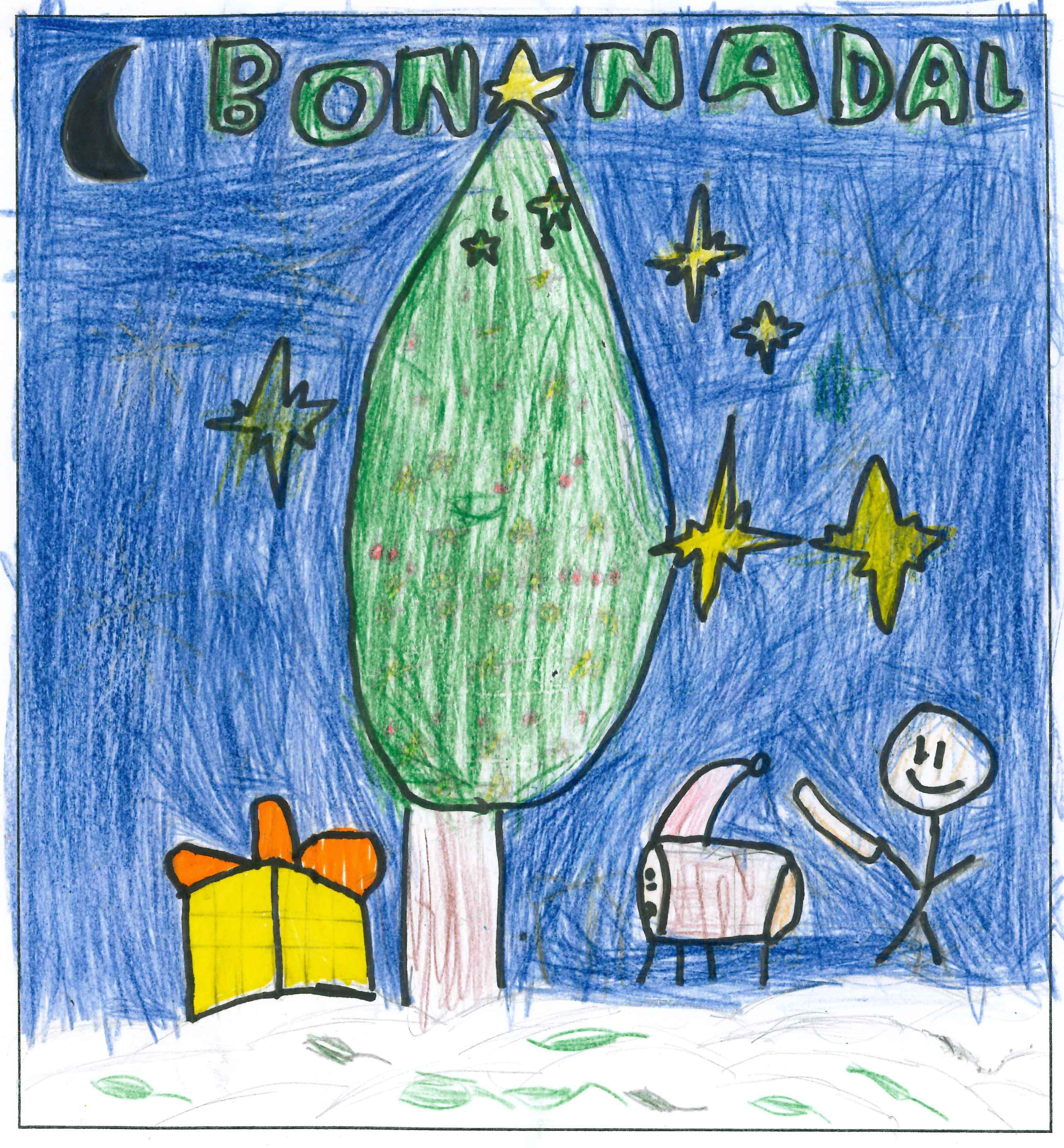 Postal finalista de l'Escola Joan Maragall: Ivan Minghao