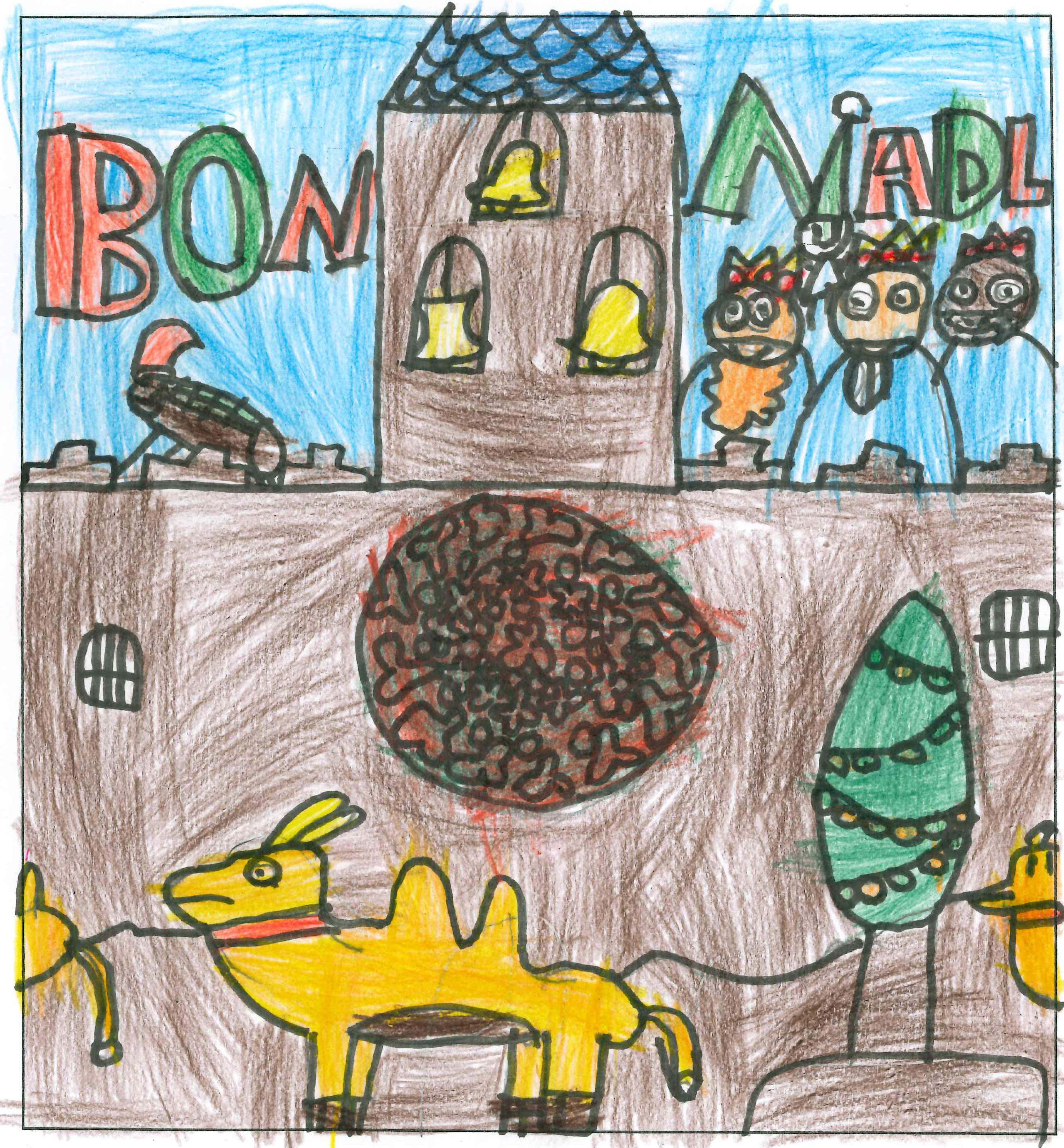 Postal finalista de l'Escola Joan Maragall Pol Caisina