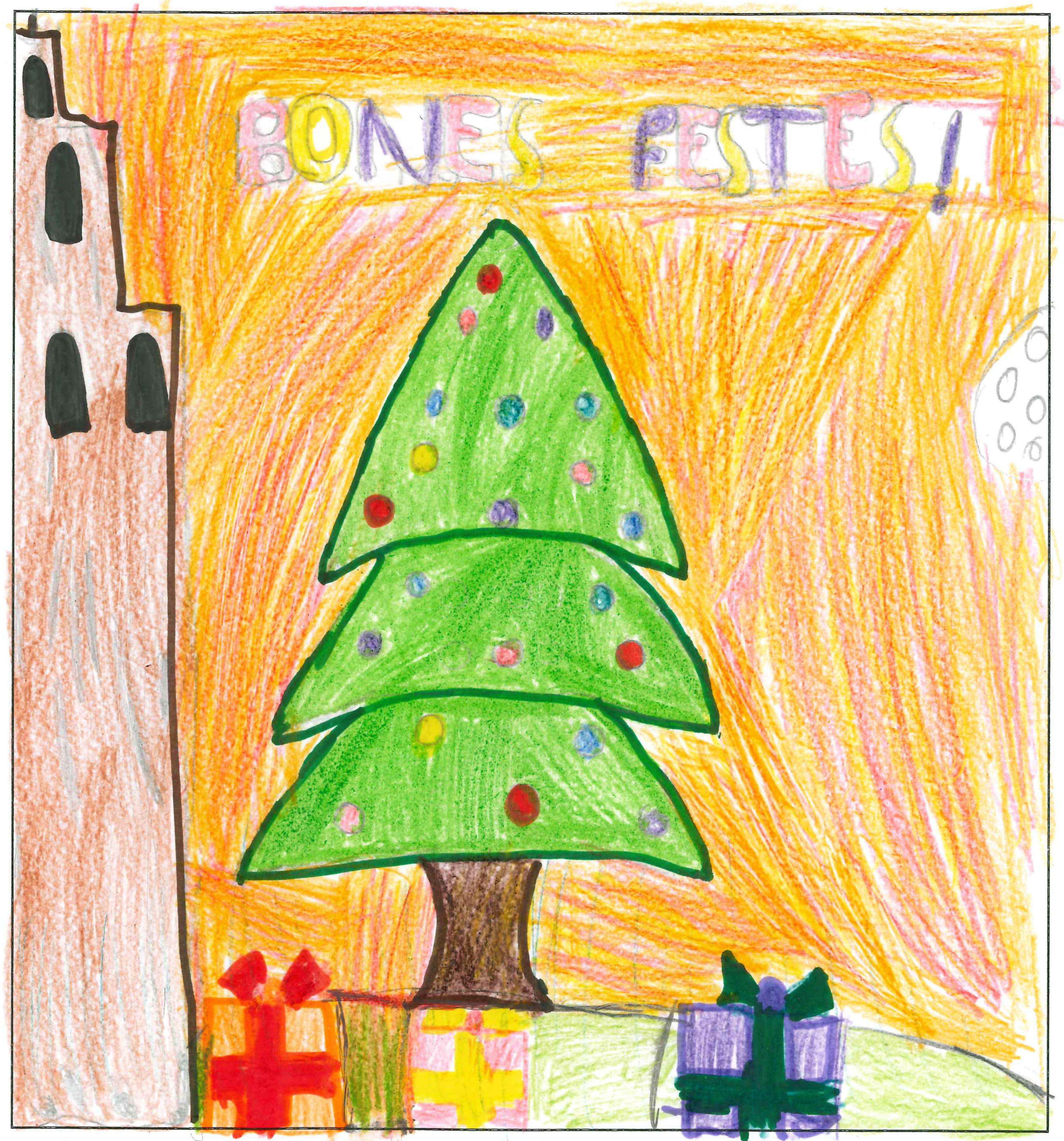 Postal finalista de l'Escola l'Olivera:Emma Rodríguez