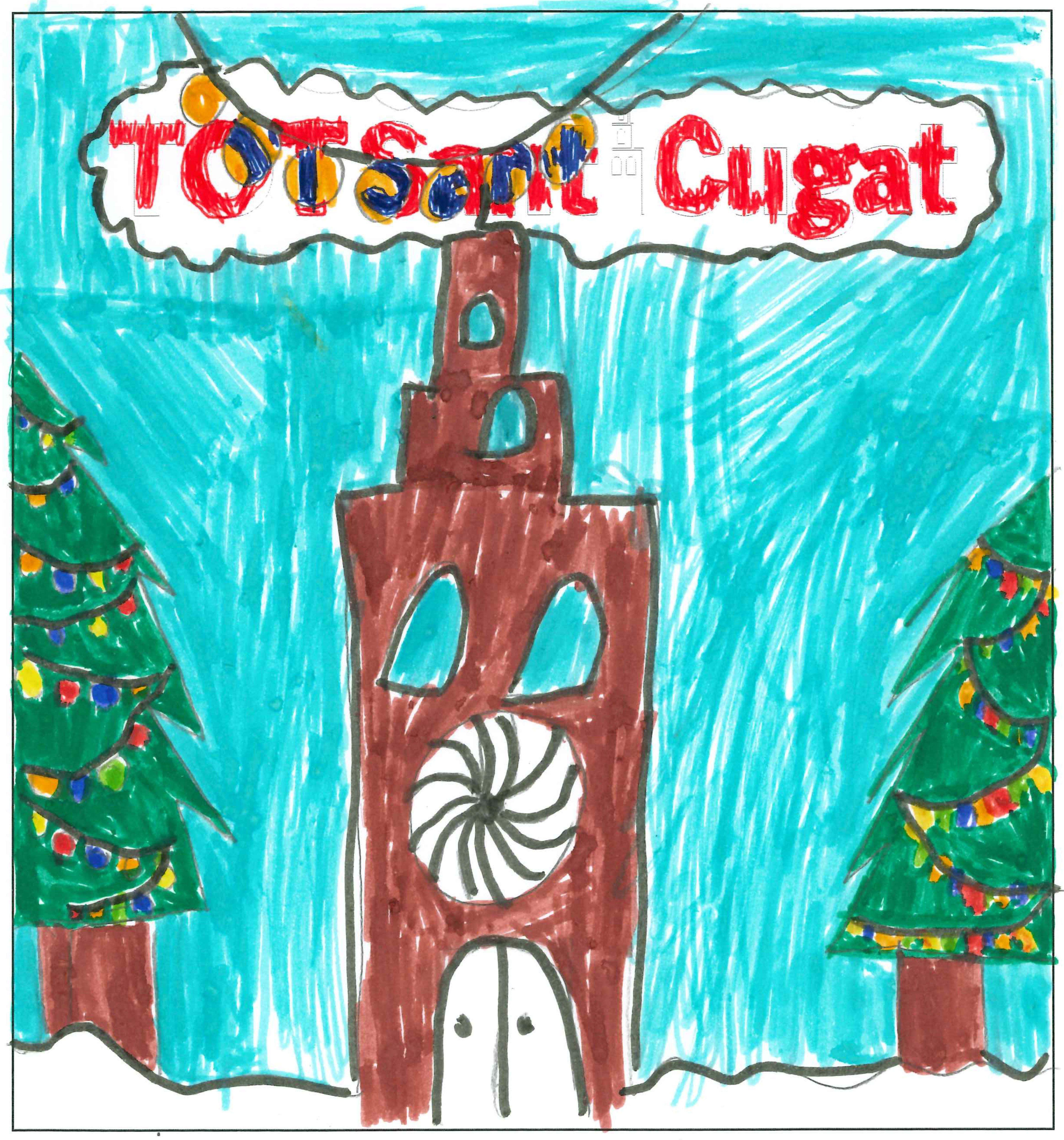 Postal finalista de l'Escola Pi d'en Xandri:  Leo Lòpez