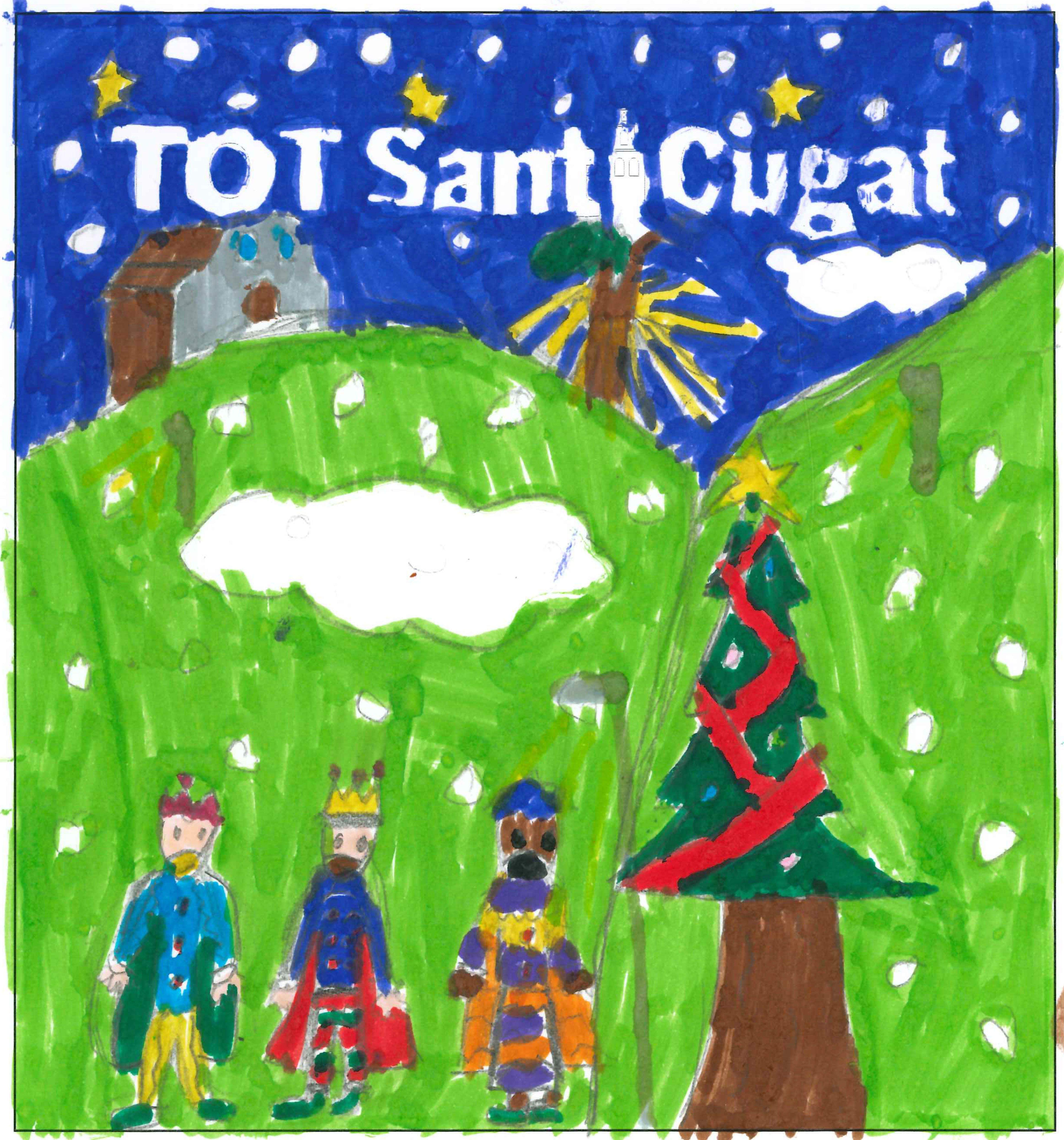 Postal finalista de l'Escola Pi d'en Xandri:  Marc Suárez