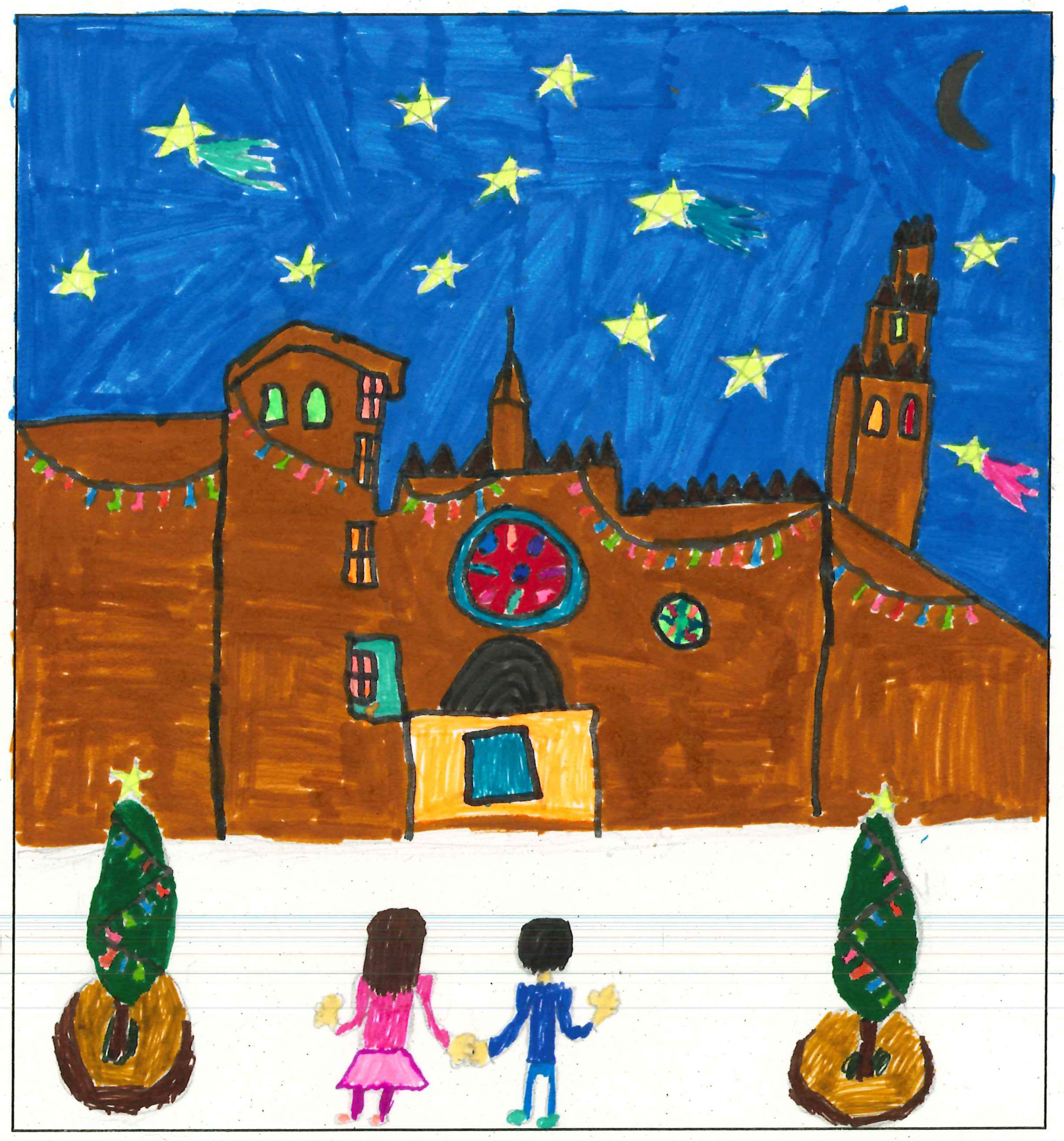 Postal finalista de l'Escola Pins del Vallès: Berta Puget