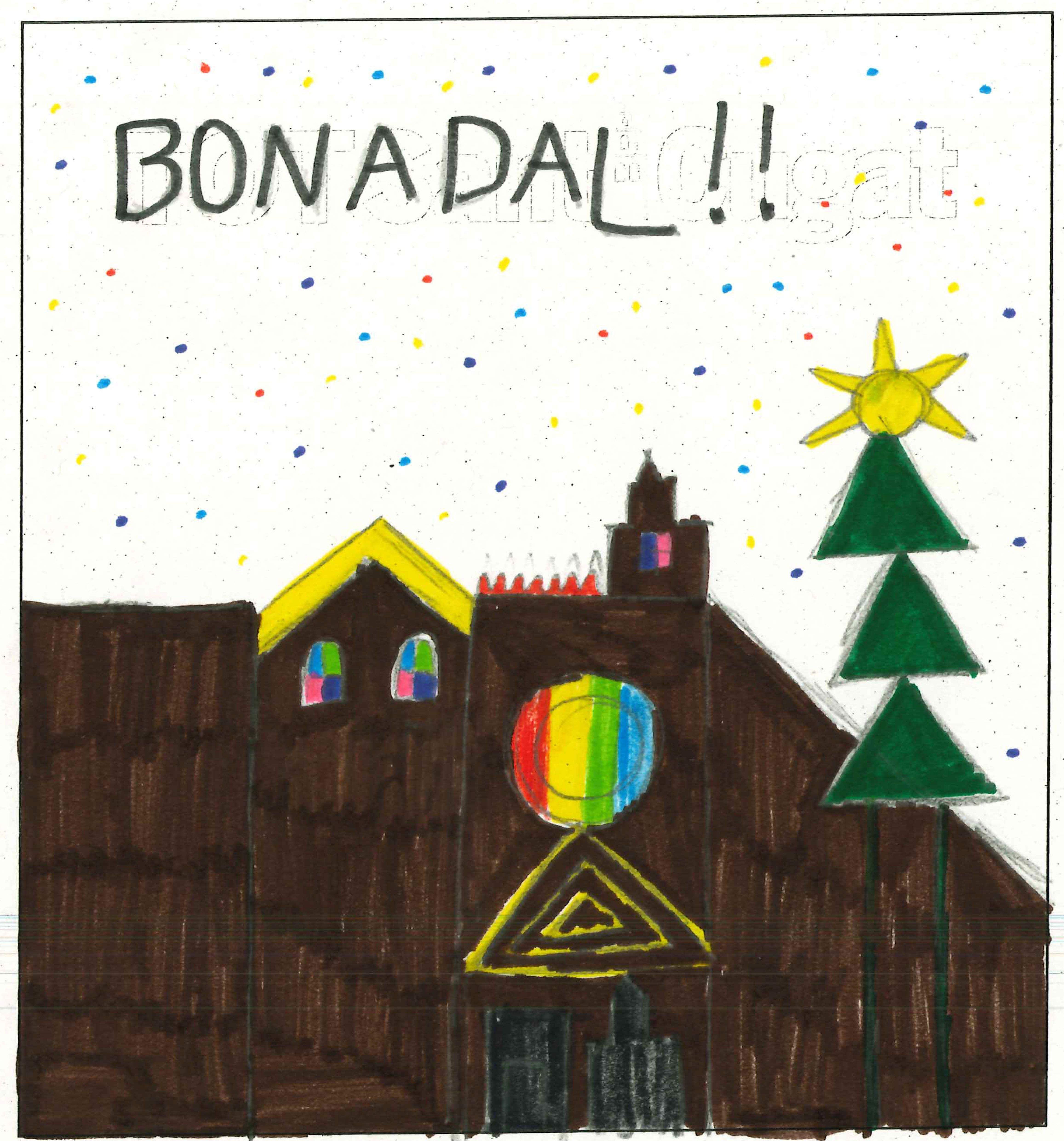 Postal finalista de l'Escola Pins del Vallès: Bruna Coll