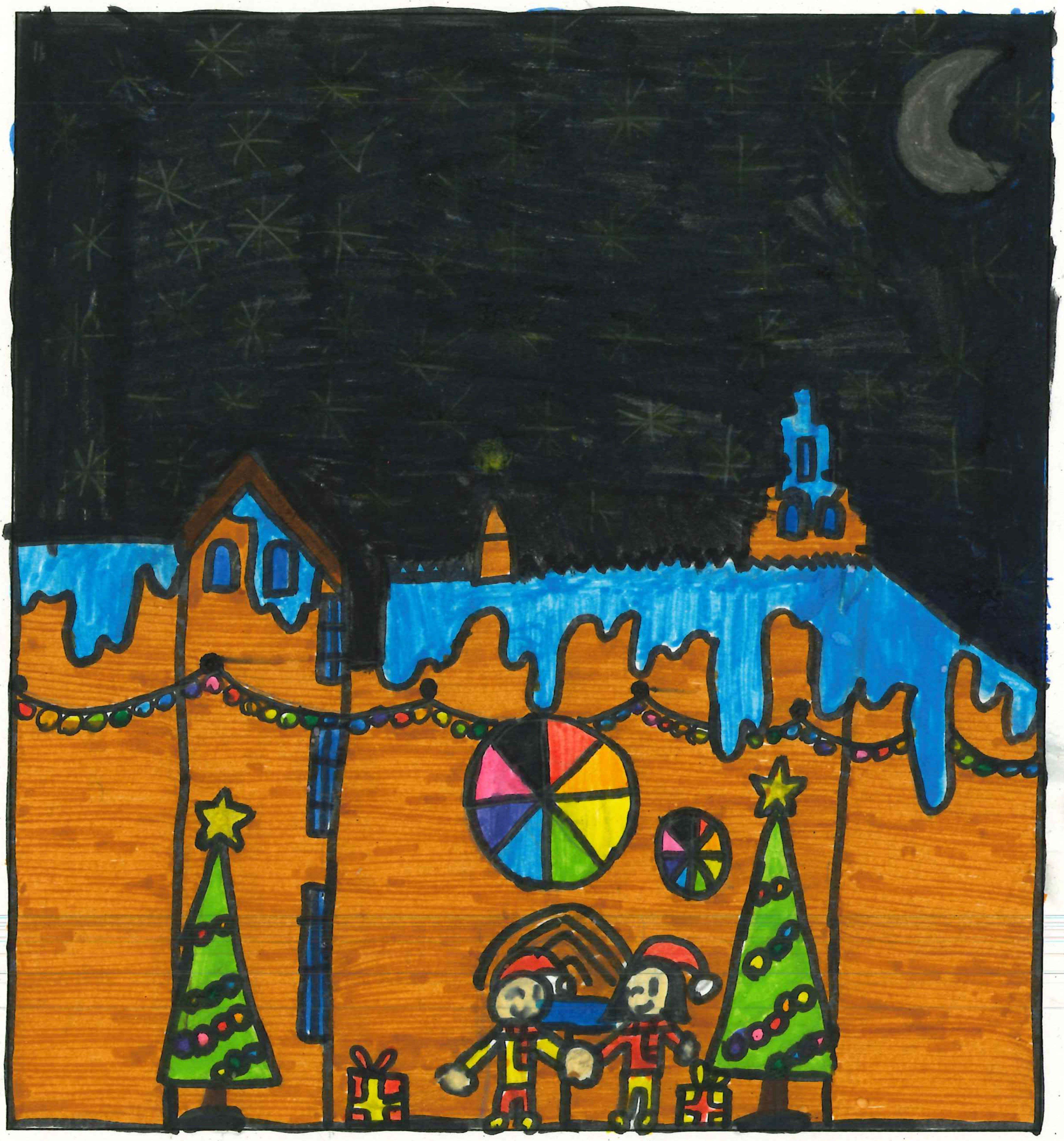 Postal finalista de l'Escola Pins del Vallès: Xavi Jaldin