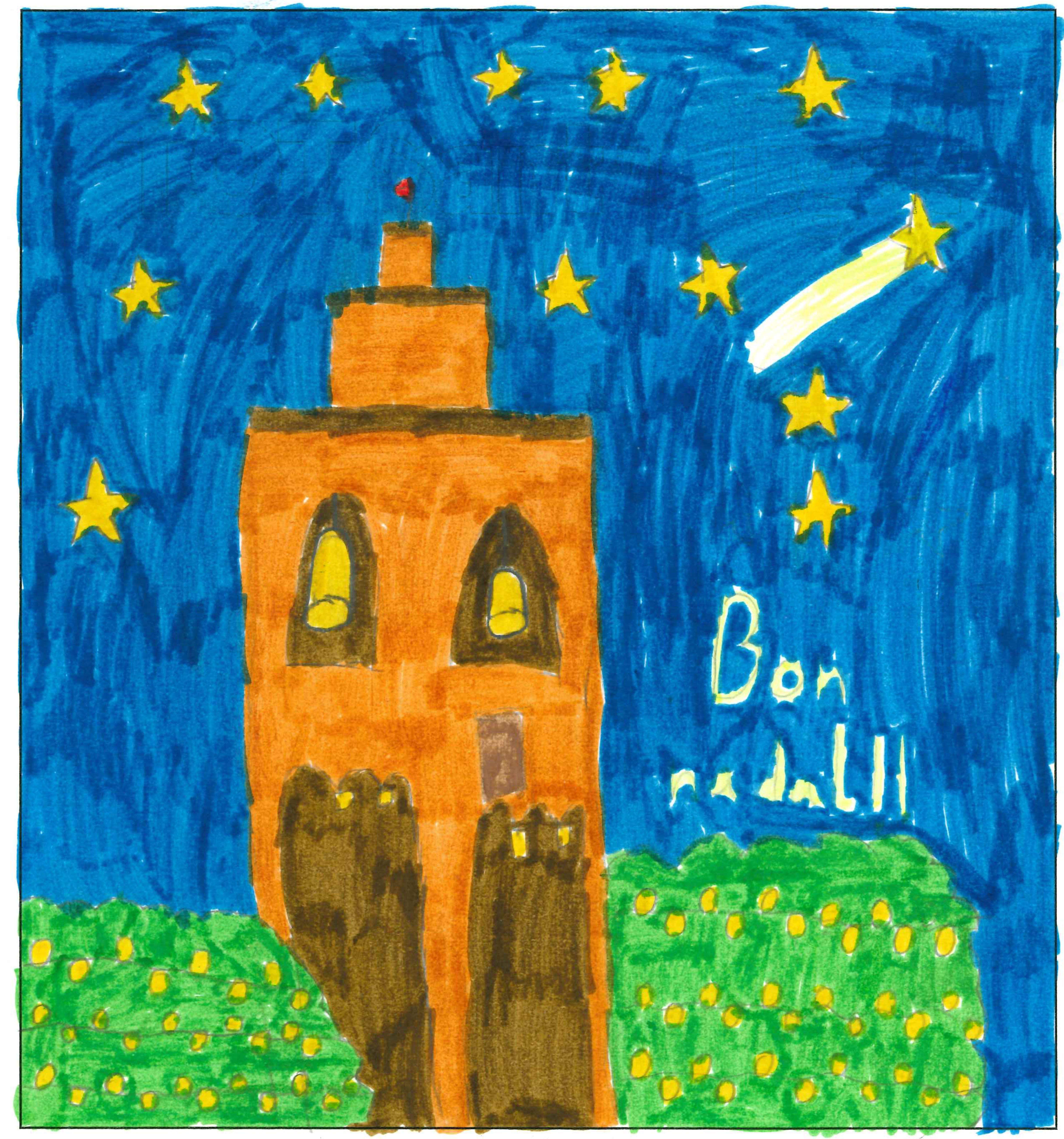 Postal finalista de l'Escola Santa Isabel: Luna Nebot