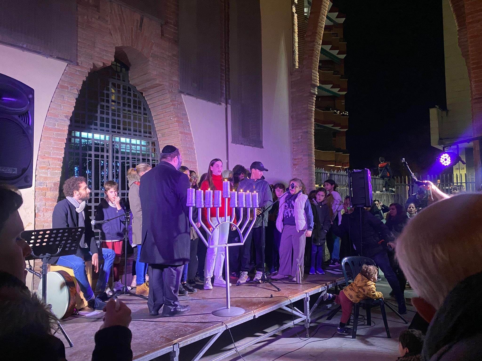 La celebració del  Khanukà al Celler Modernista. Foto: redacció.