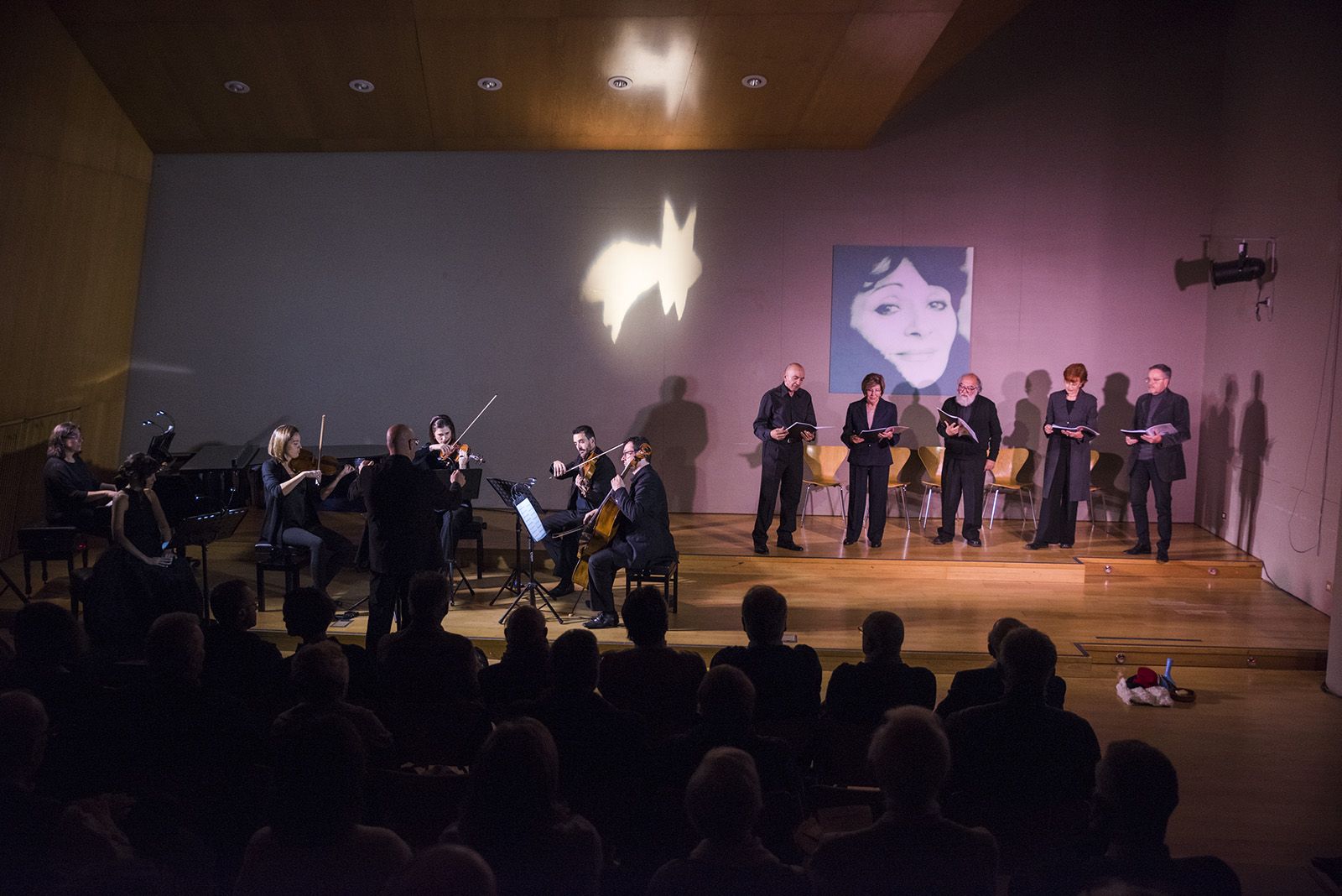 Per Nadal fem el Poema en una edició anterior. FOTO: Bernat Millet.