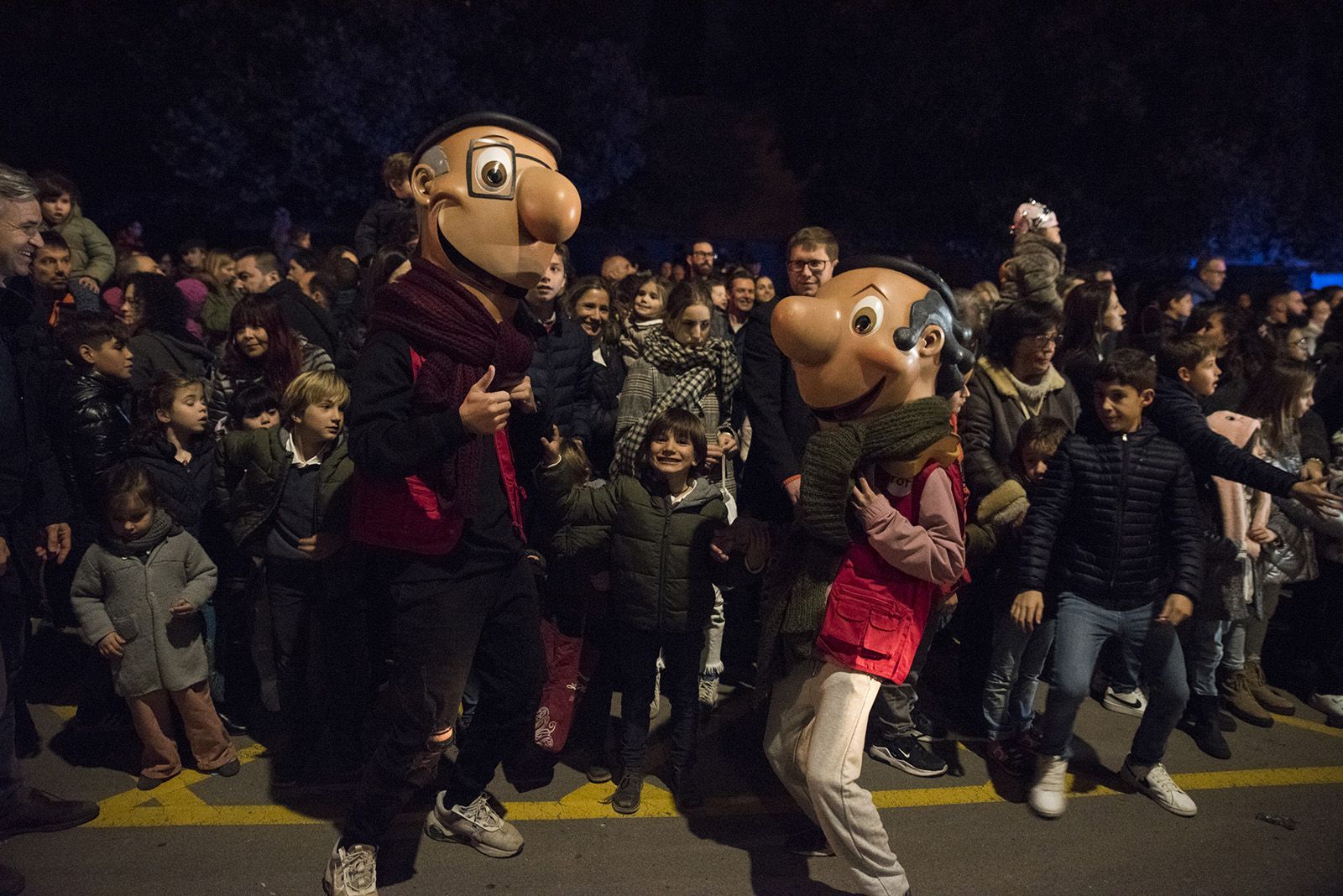 Medir i Cugat protagonistes de la cavalcada de reis del TOT. FOTO: TOT