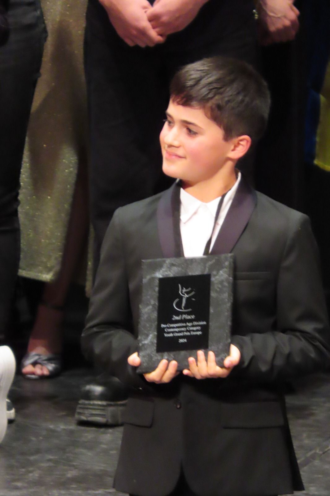 Àlex Rodés recollint el premi del YAGP FOTO: Cedida