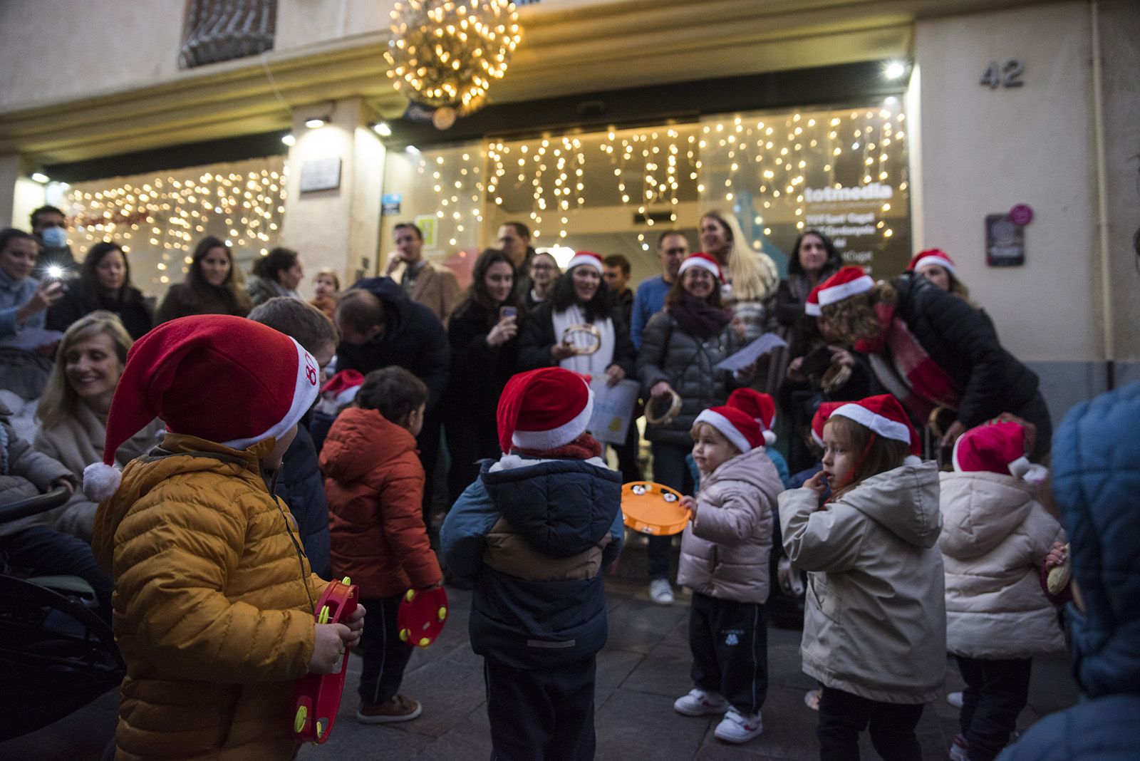 Nadales al carrer al Tot Sant Cugat. FOTO: Bernat Millet.