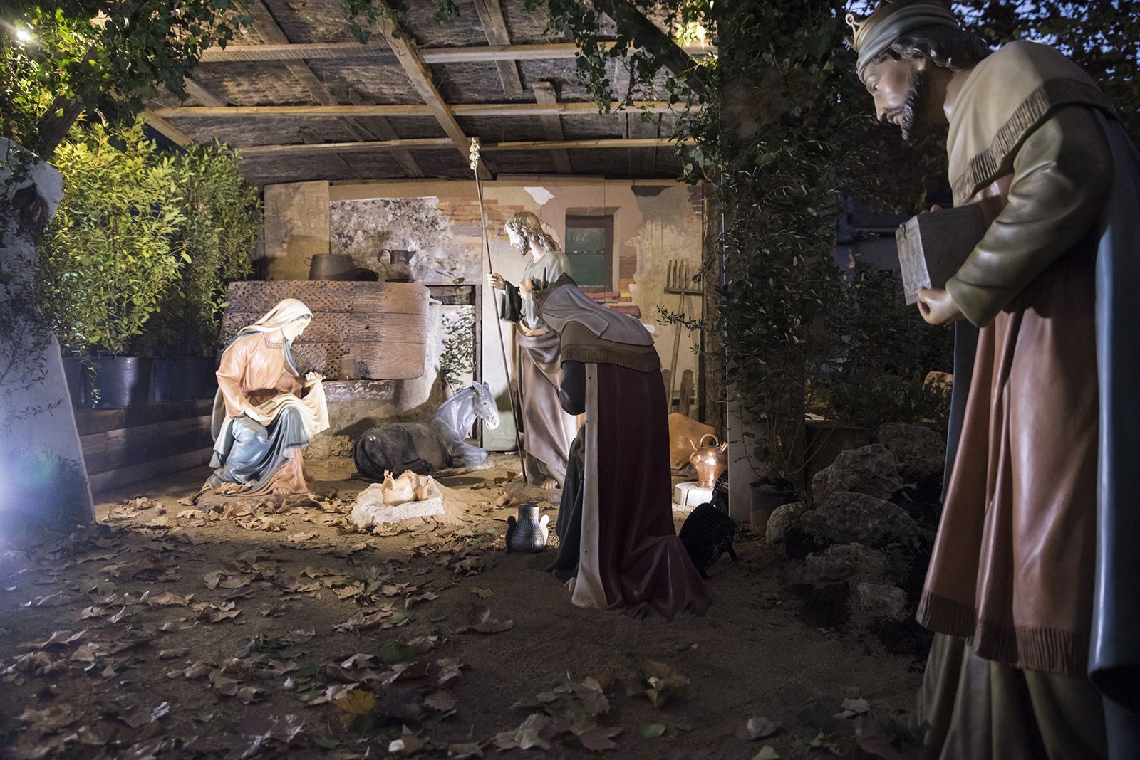 Inauguració del pessebre de la Plaça Barcelona. FOTO: Bernat Millet.