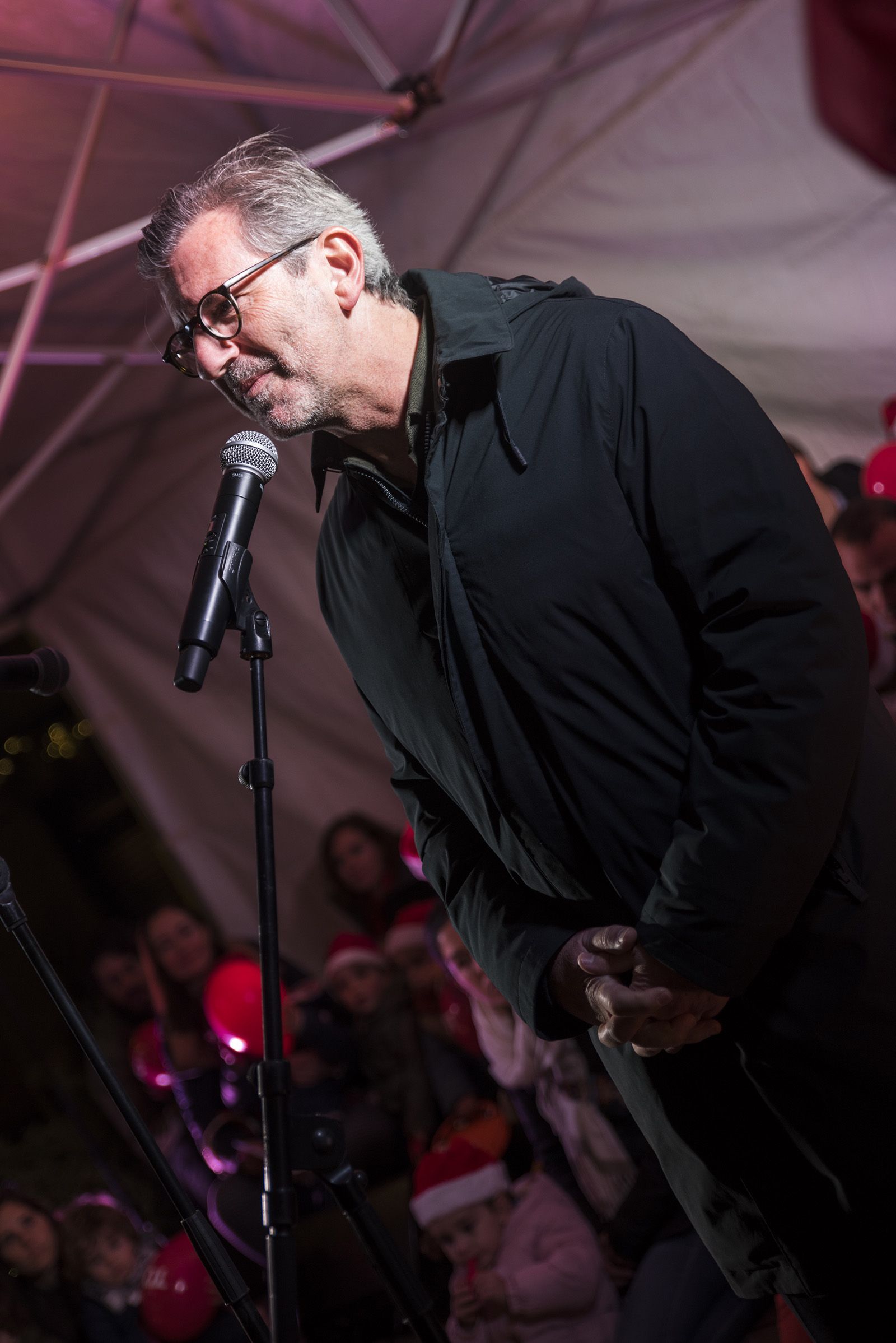 Parlament de l'Alcalde Josep Maria Vallès. FOTO: Bernat Millet.