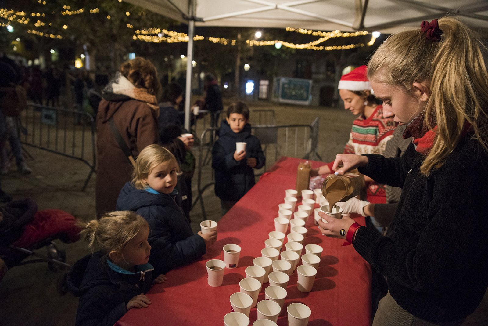 Xocolata calenta per a tothom. FOTO: Bernat Millet.