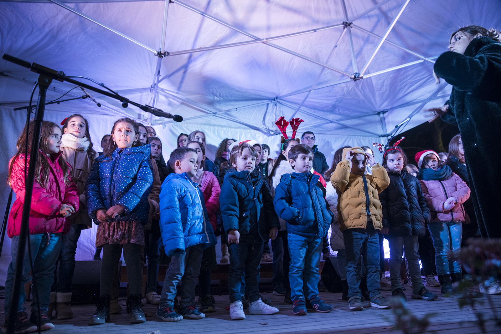 Nadales al carrer a la Plaça Barcelona. FOTO: Bernat Millet.