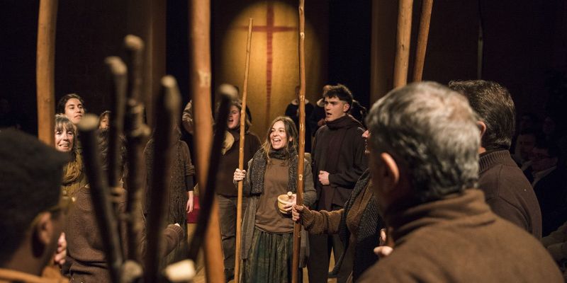 Obra de teatre Pedra i Sang 2023. Foto: Bernat Millet.