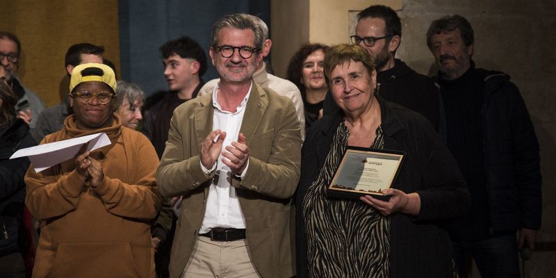 Dolors Vilarassau i Josep Maria Vallès. Foto: Bernat Millet.