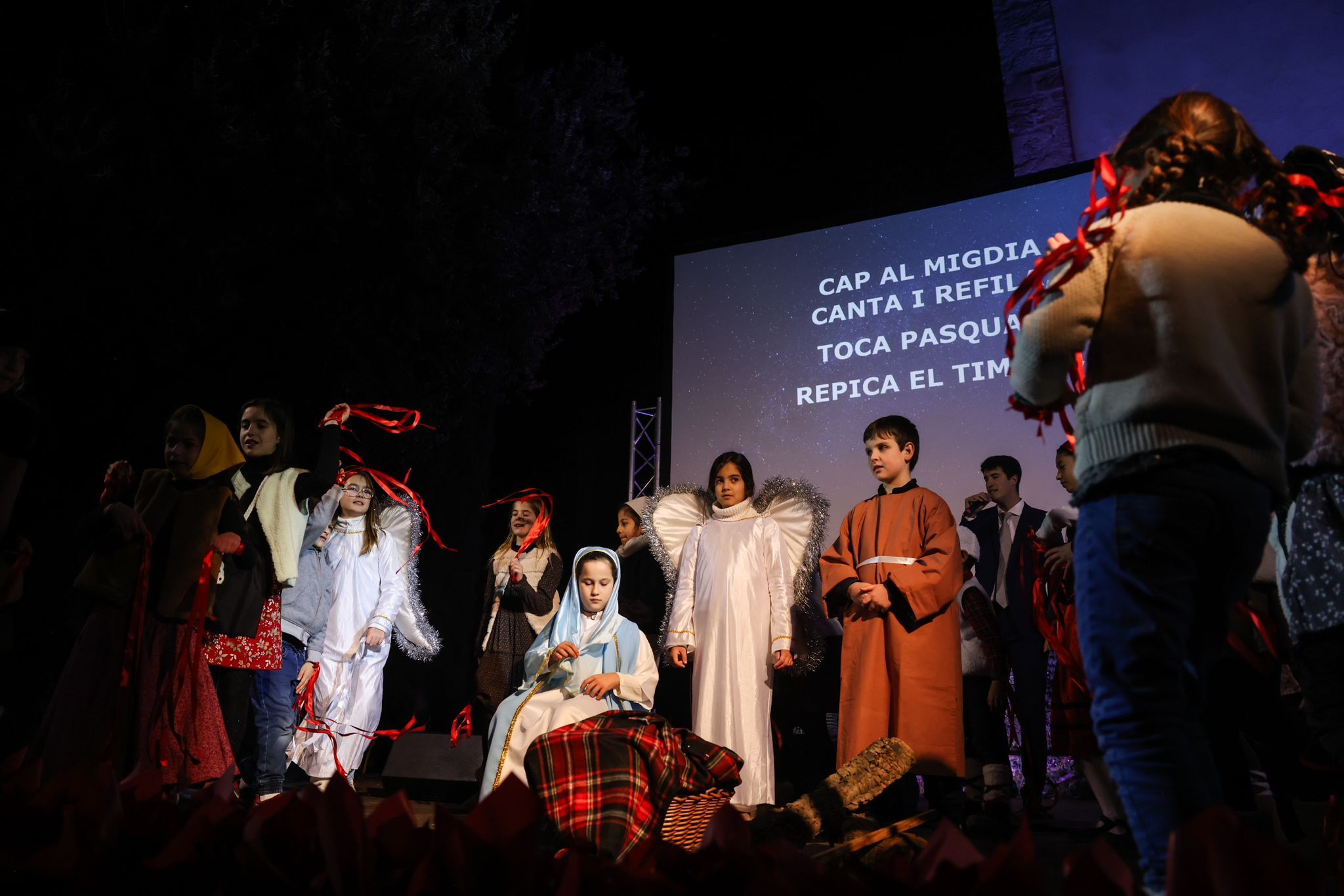Pessebre Vivent de la Parròquia de Sant Pere d'Octavià. FOTO: Ajuntament